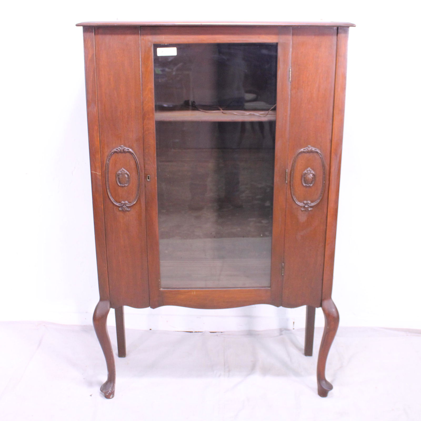 American China Cabinet on Queen Anne Legs (1 of 5)