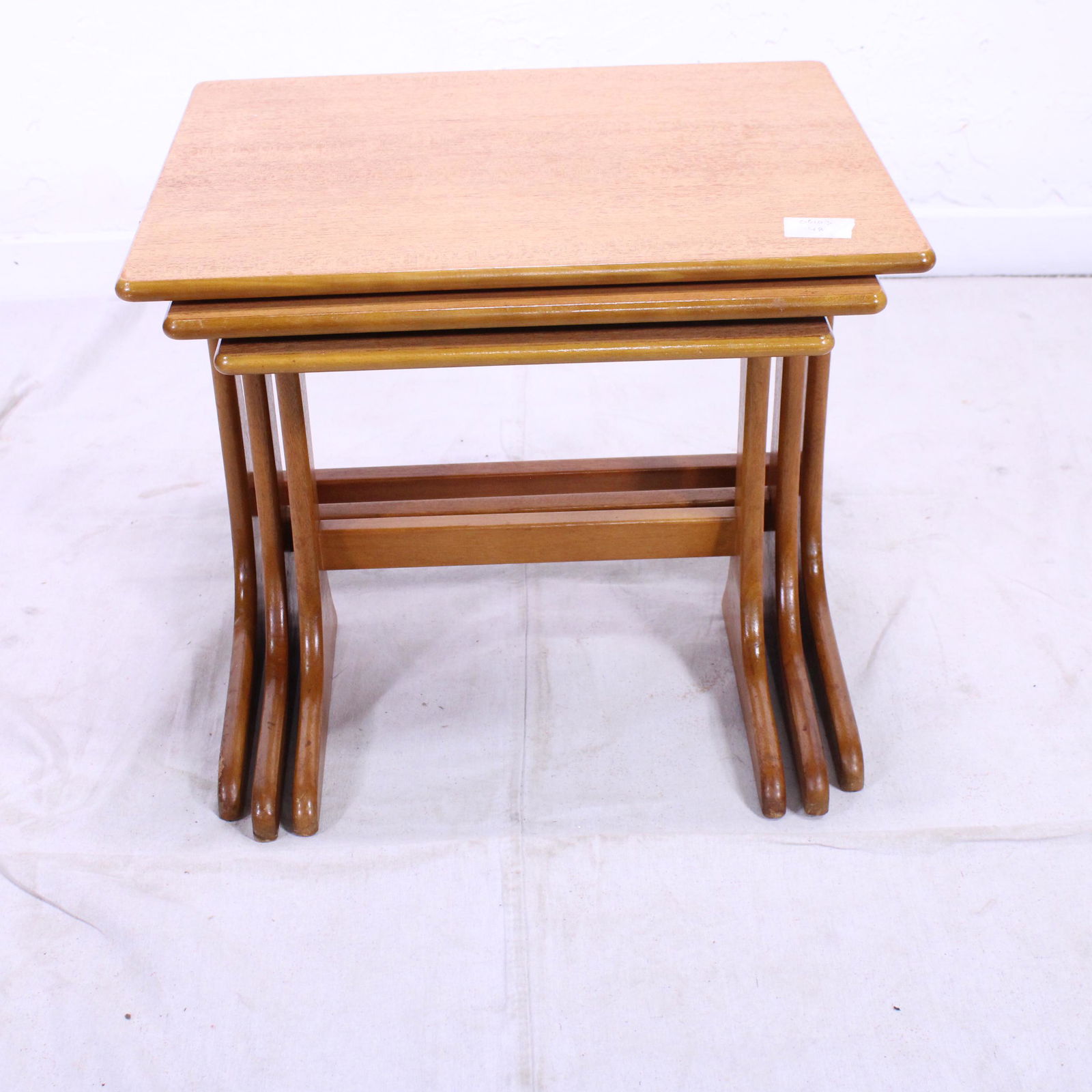 Mid - Century Modern Nest of Three Tables (1 of 6)