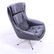 Mid-Century Black Swivel Chair / Villain Chair - 2