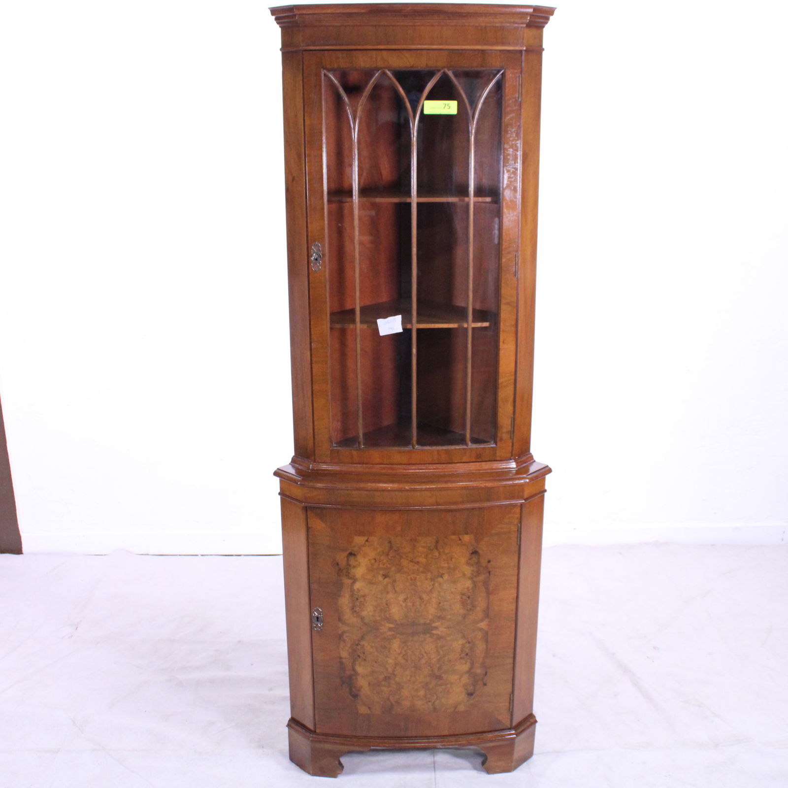 British Oak Corner Cabinet (1 of 4)