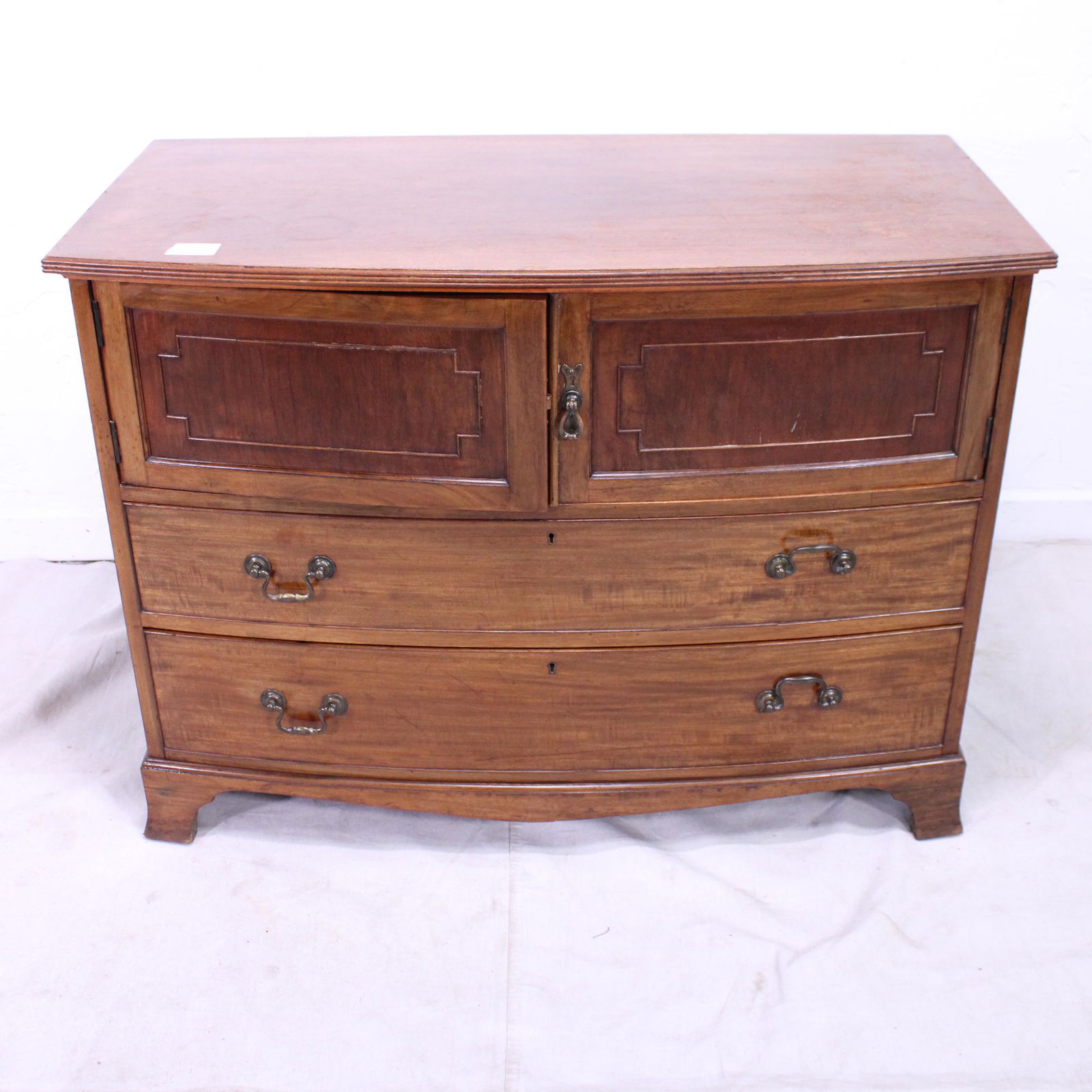 Oak Two Door over Two Drawer Chest (1 of 6)