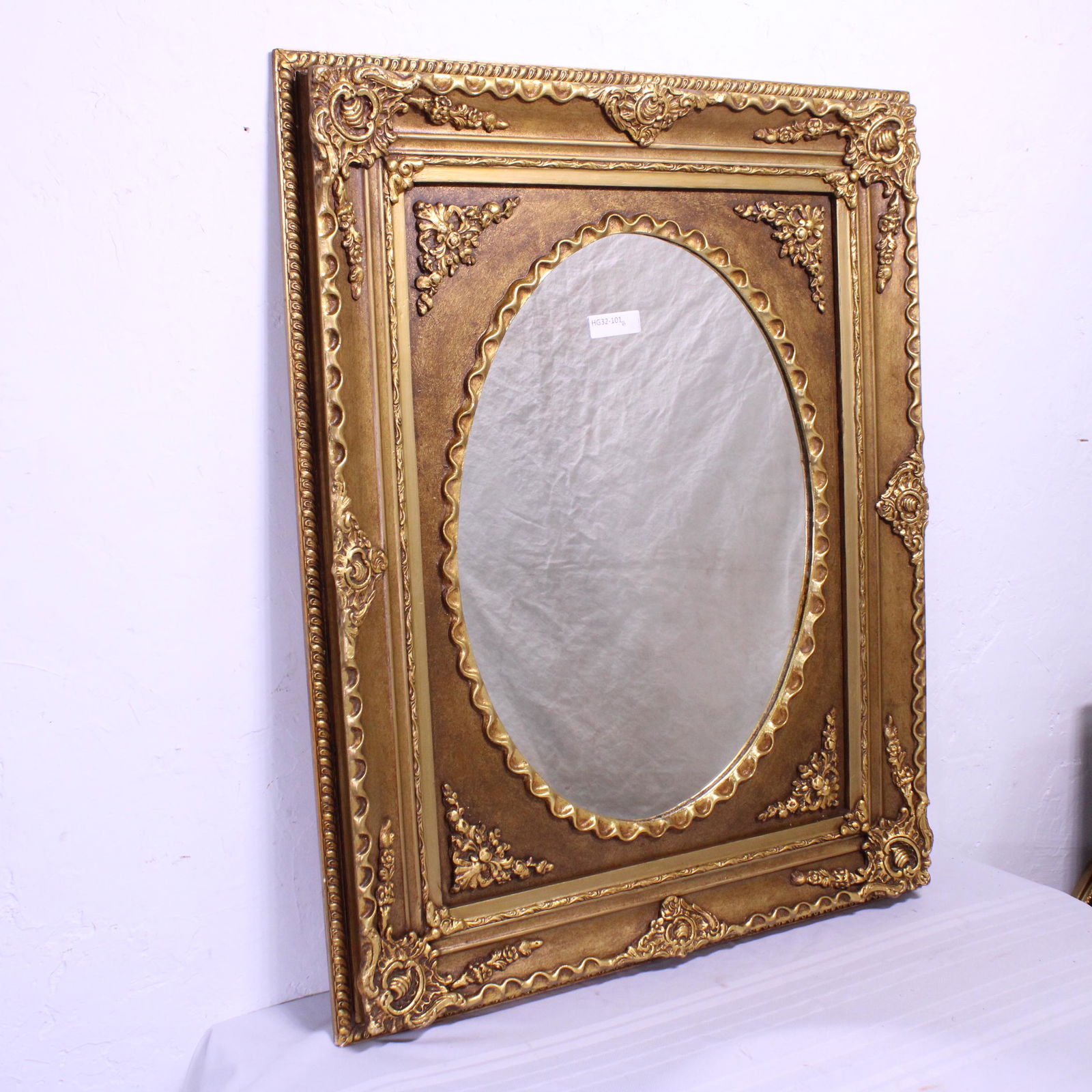 Carved Gold Frame European Mirror (1 of 4)
