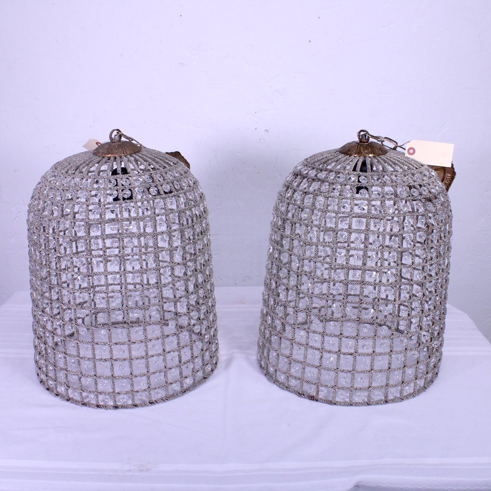 Pair of Hanging Basket Chandeliers (1 of 4)