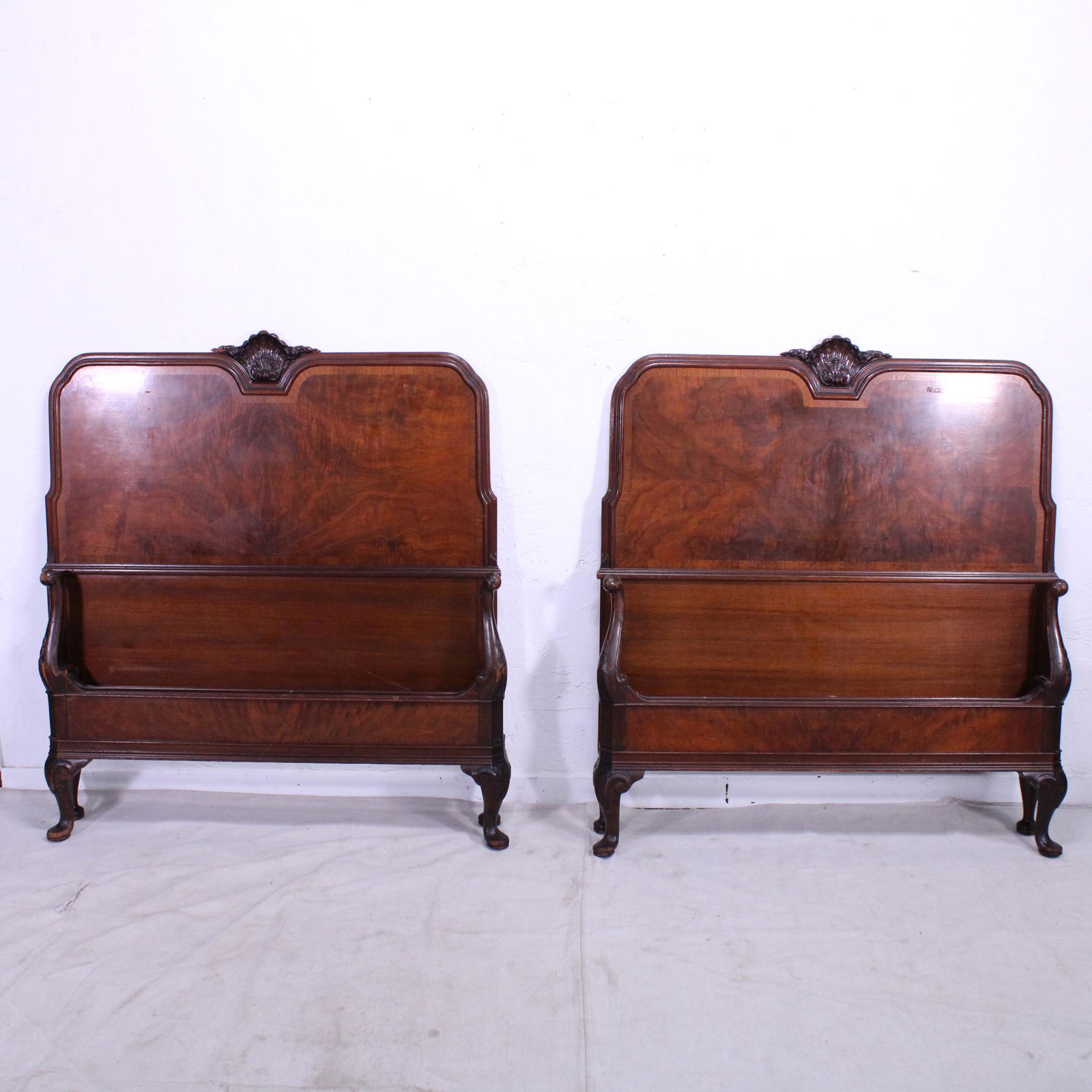 Pair of British Beds - No Rails (1 of 6)