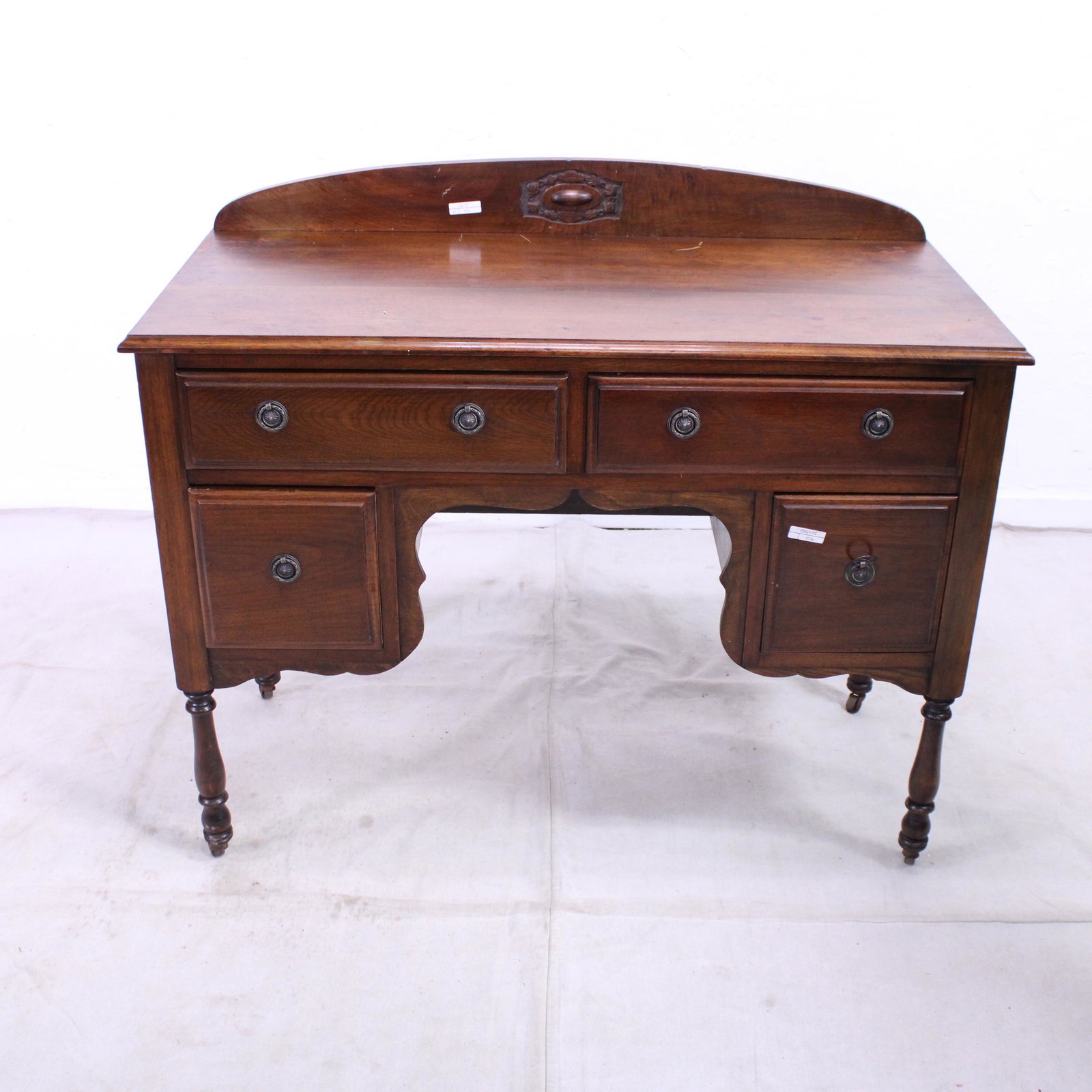 British Knee Hole Desk: British Knee Hole Desk - 36 in tall x 43 x 20