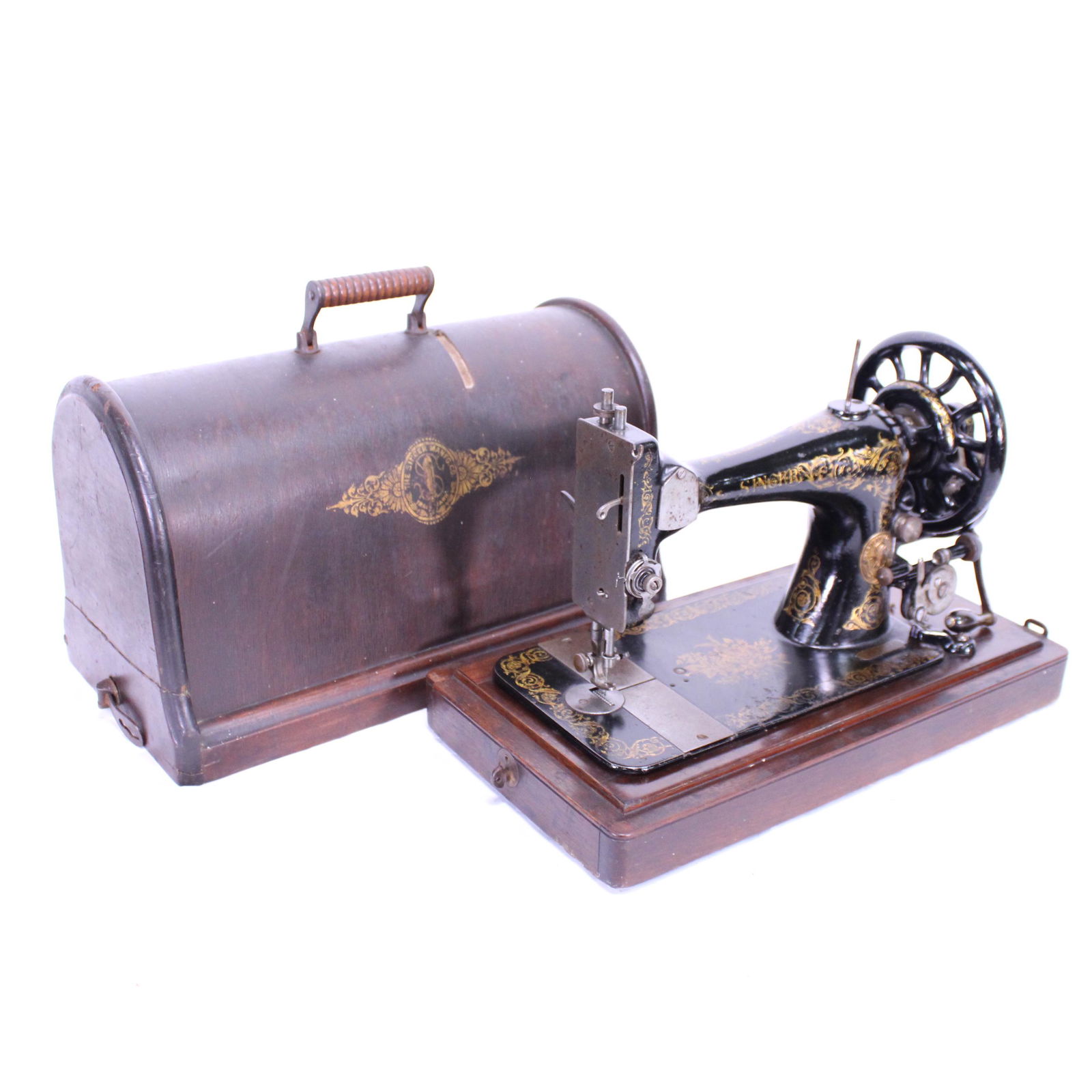 Antique Singer Sewing Machine from England (1 of 7)