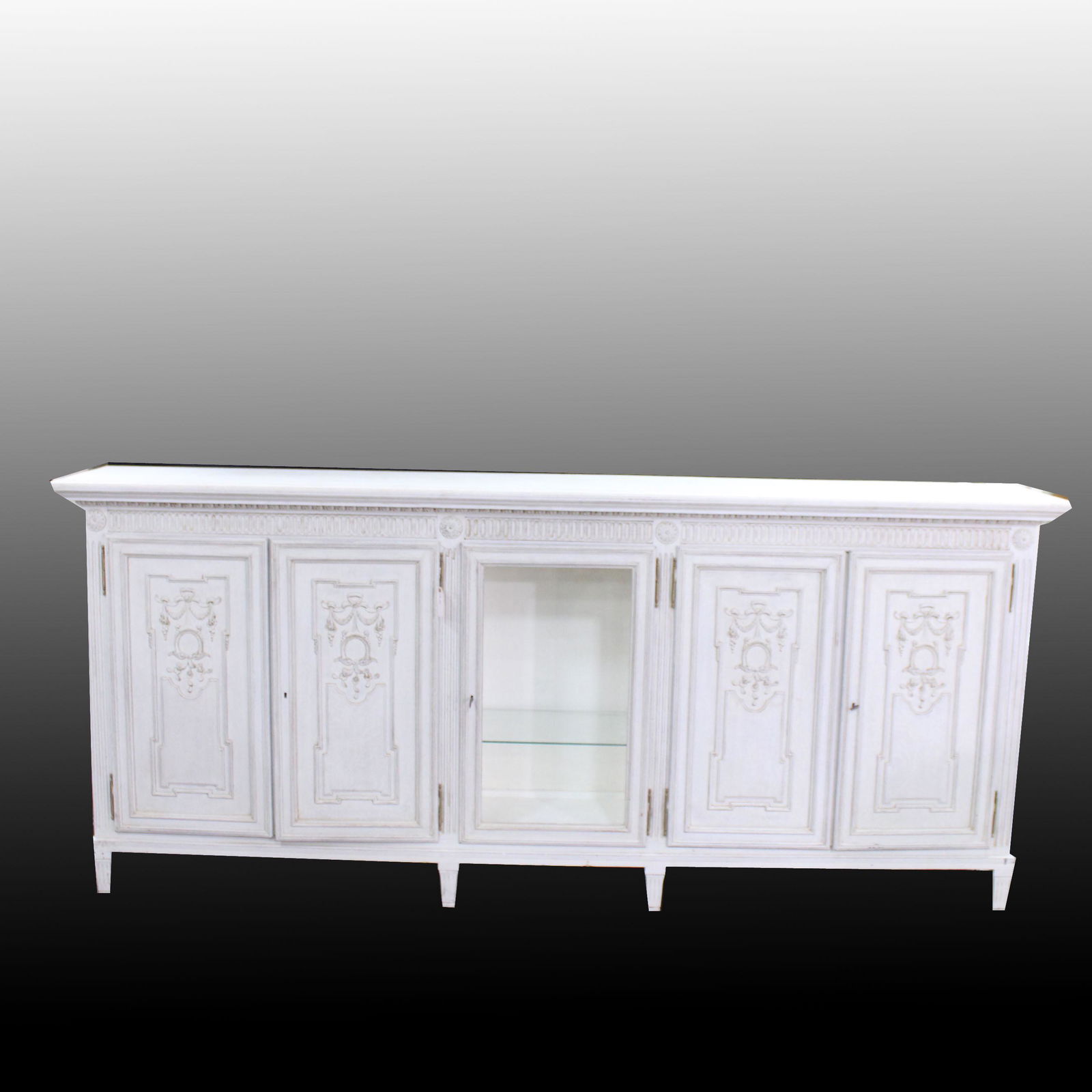 Large Painted Swedish Gustavian Style Sideboard (1 of 6)