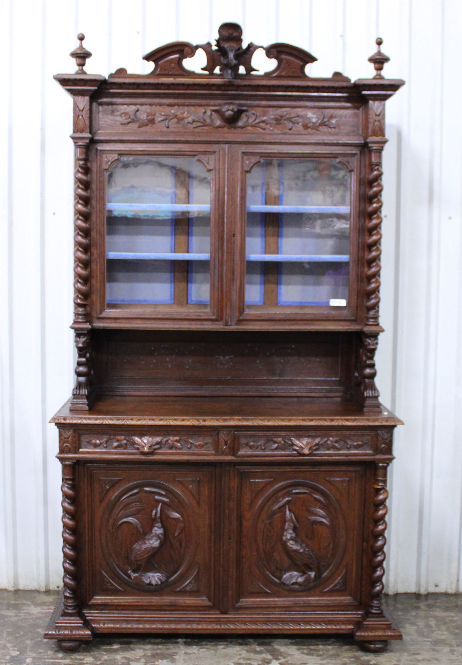 French Carved Barley Twist  Buffet du Corps In Oak (1 of 10)