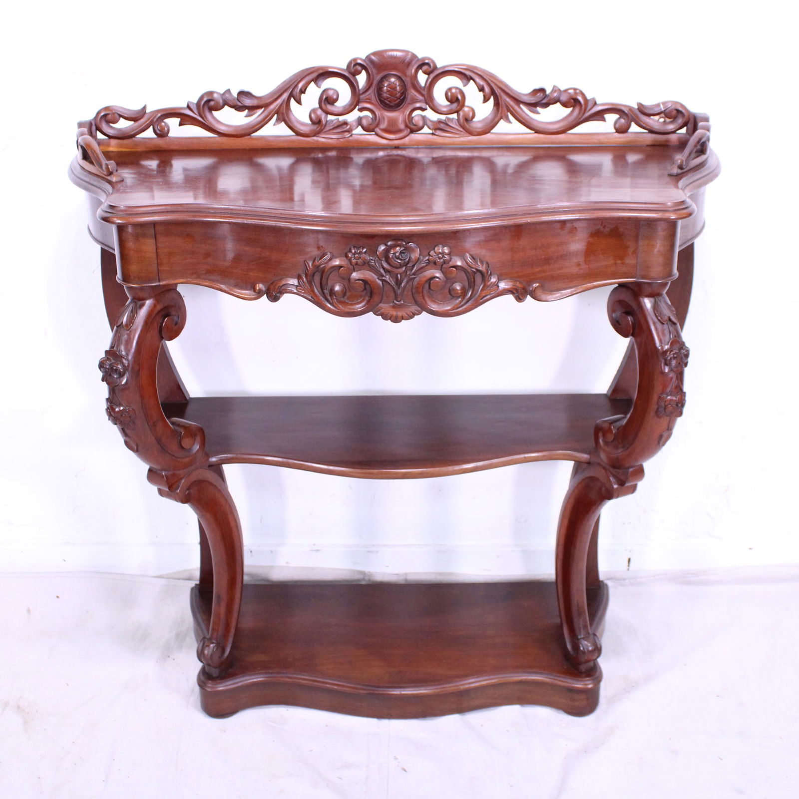 Carved French Console Table (1 of 4)