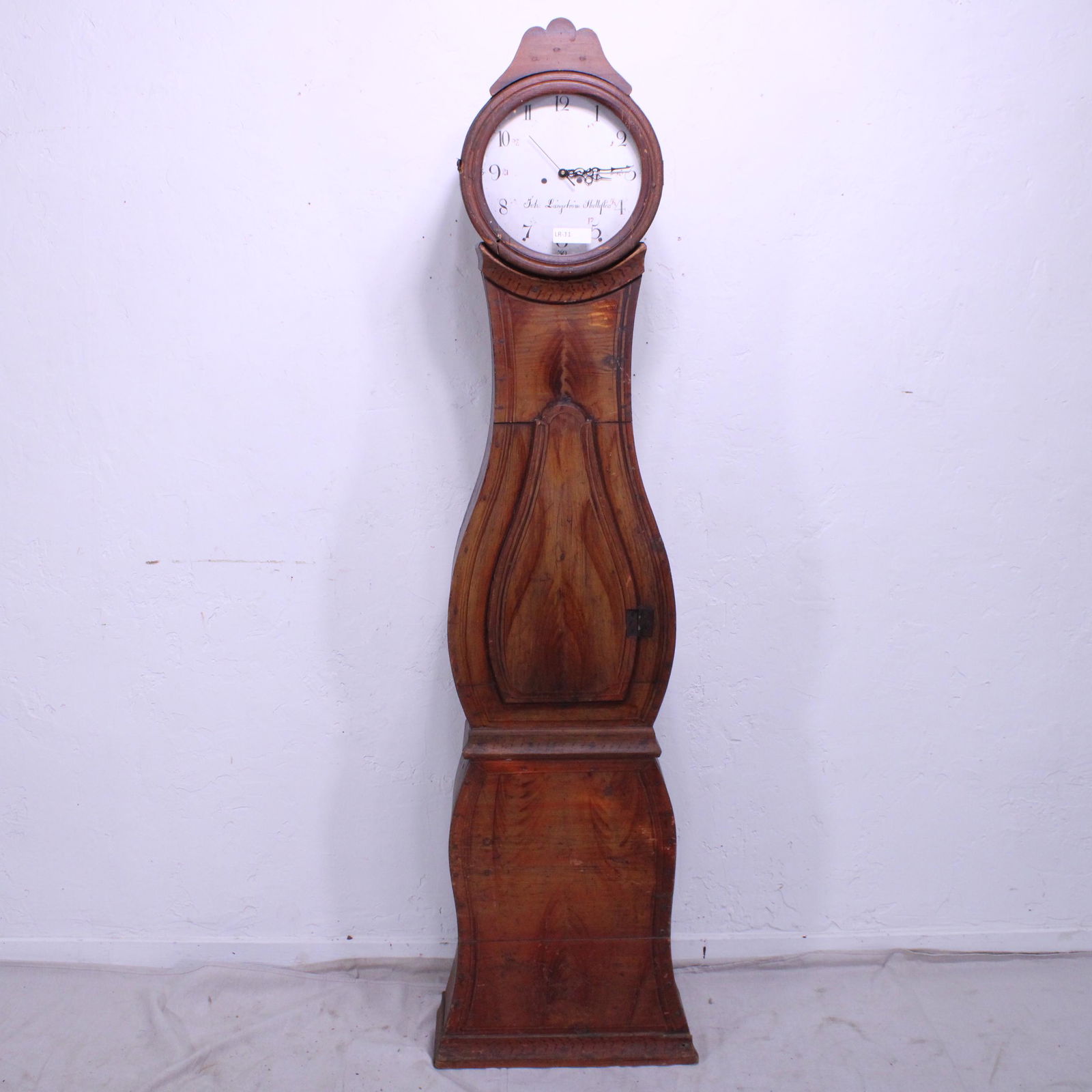 Dark Painted Swedish Longcase Mora Clock (1 of 6)