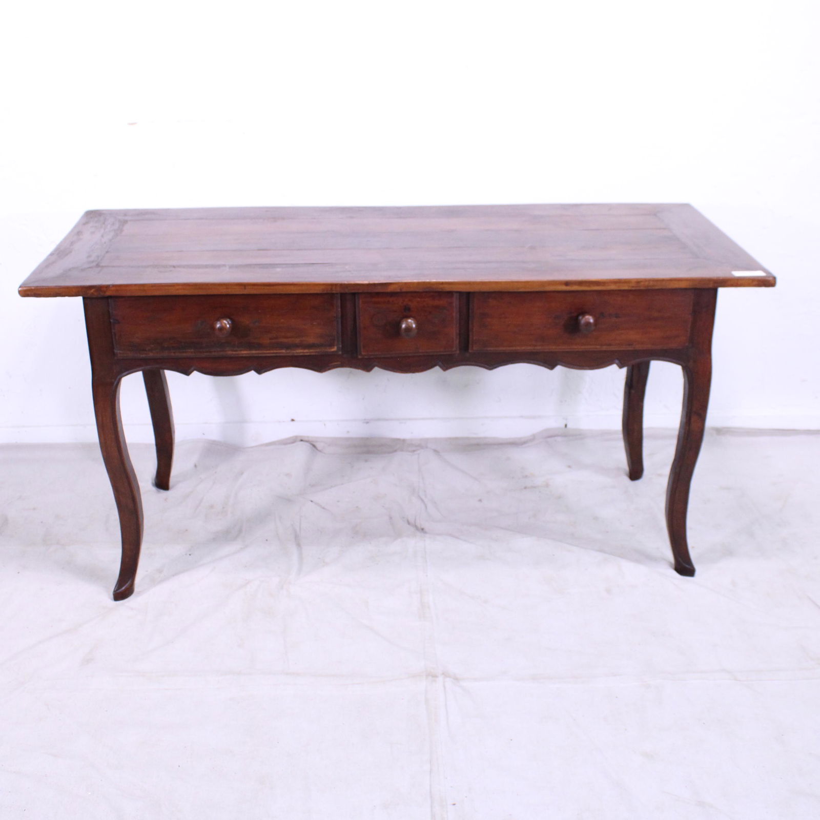 Louis XV Style French Desk with Three Drawers (1 of 6)