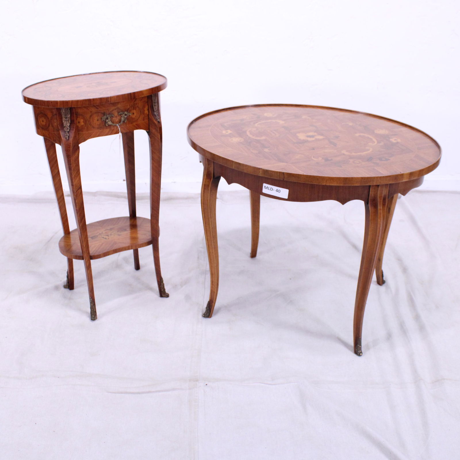 Two Inlaid French Occasional Tables (1 of 6)