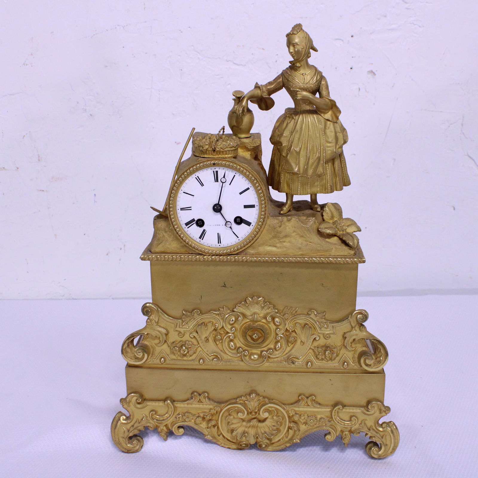 Brass Mantle Clock #2 (1 of 5)