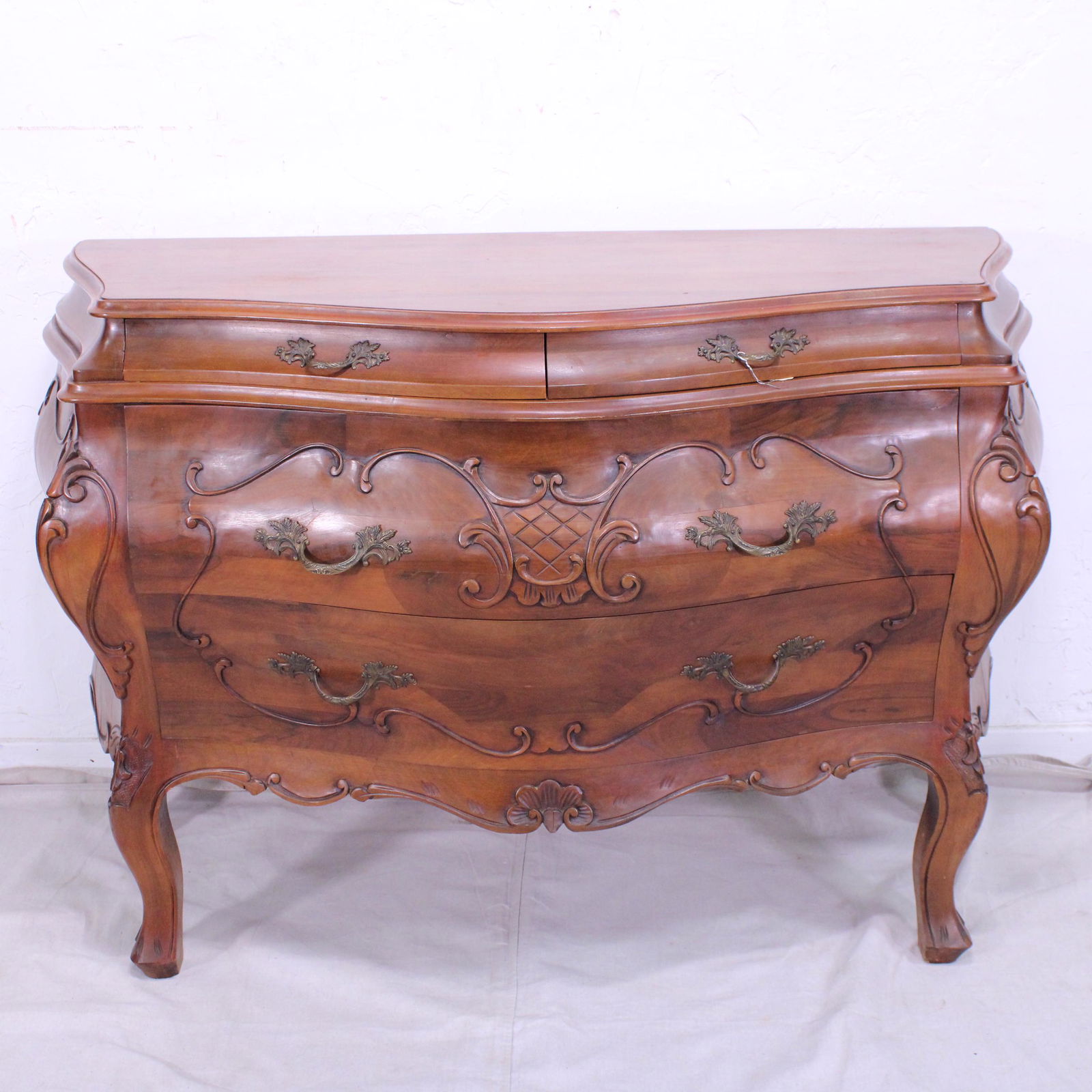 Italian Style Fruitwood Bombay Commode (1 of 8)