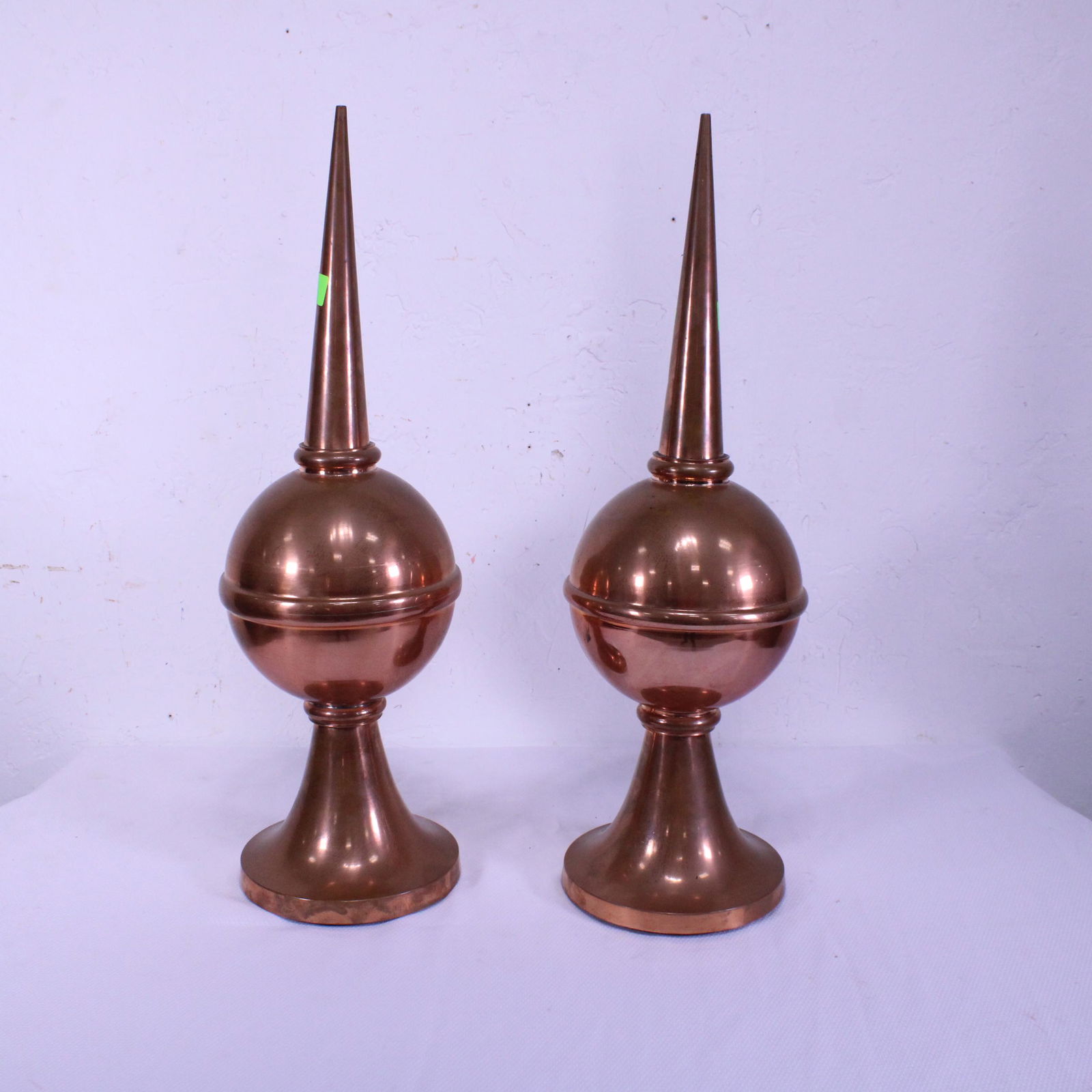 Two Large Copper Finials (1 of 4)