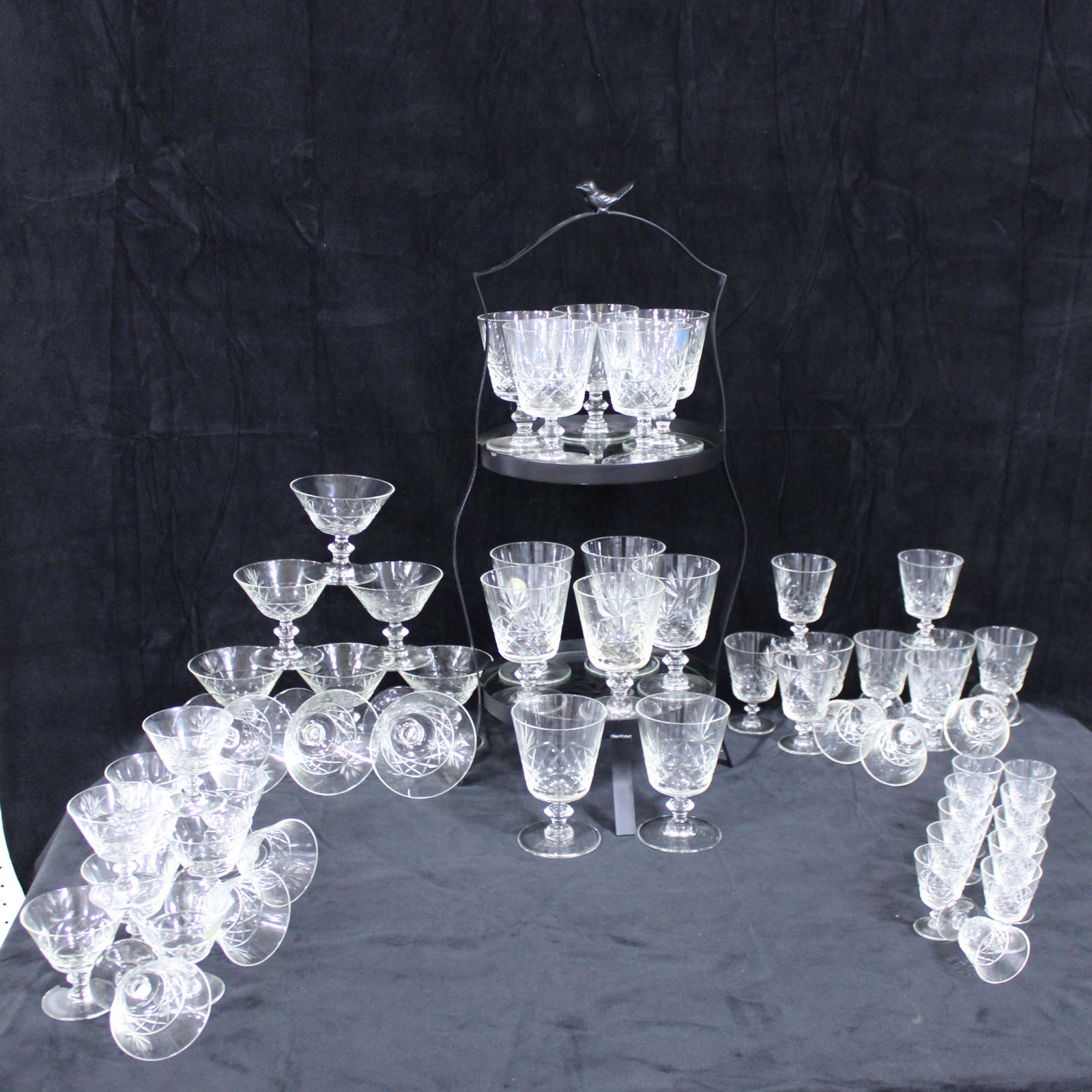 65+ pcs Of Cut Glass Stemware (1 of 12)