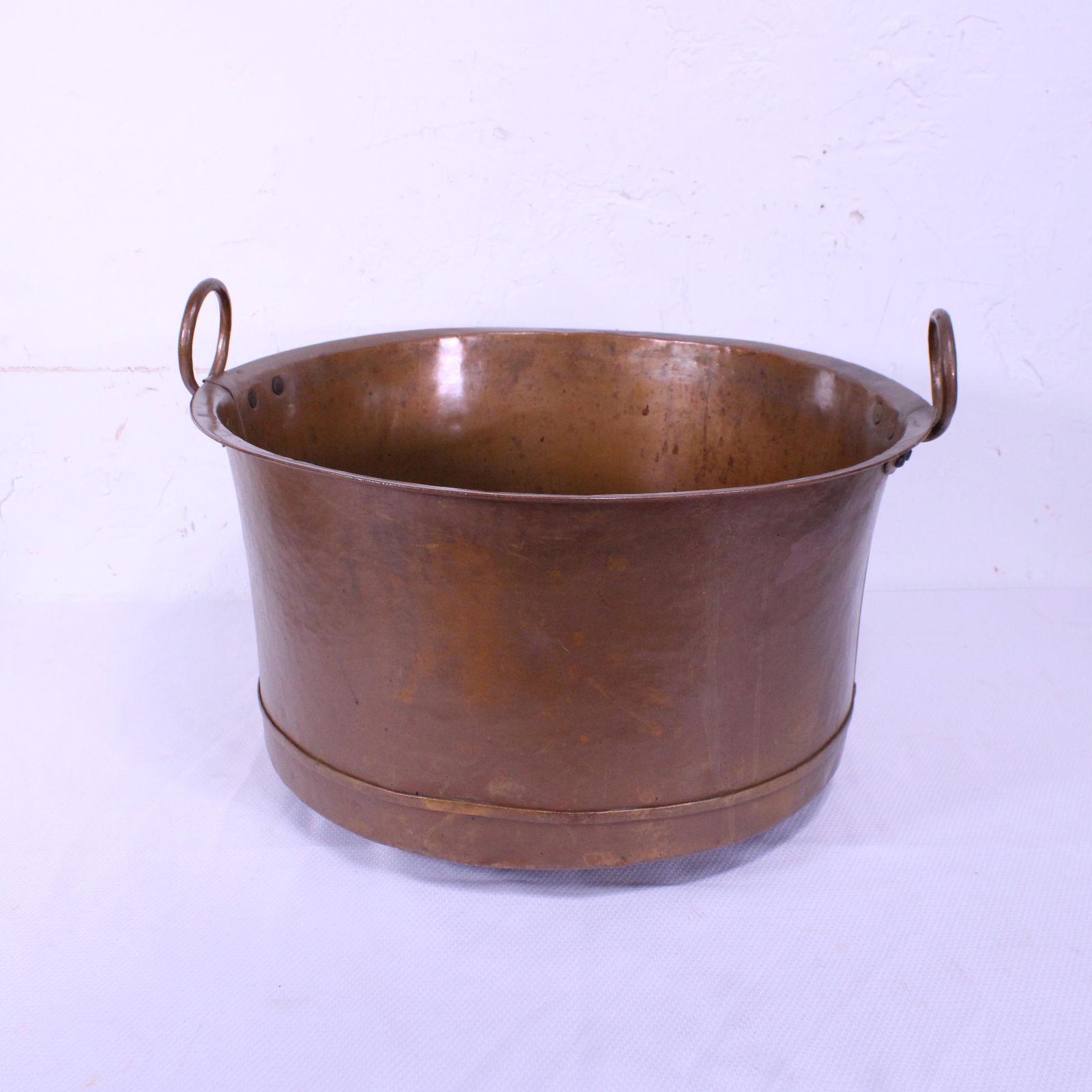 Medium Copper Pot With Handles From Sweden (1 of 4)