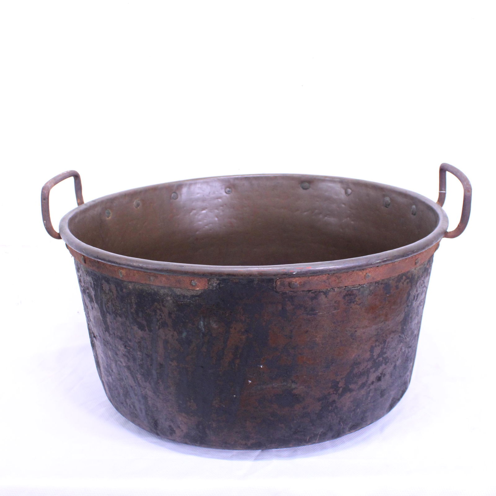 Large Copper Pot with Handles (1 of 4)