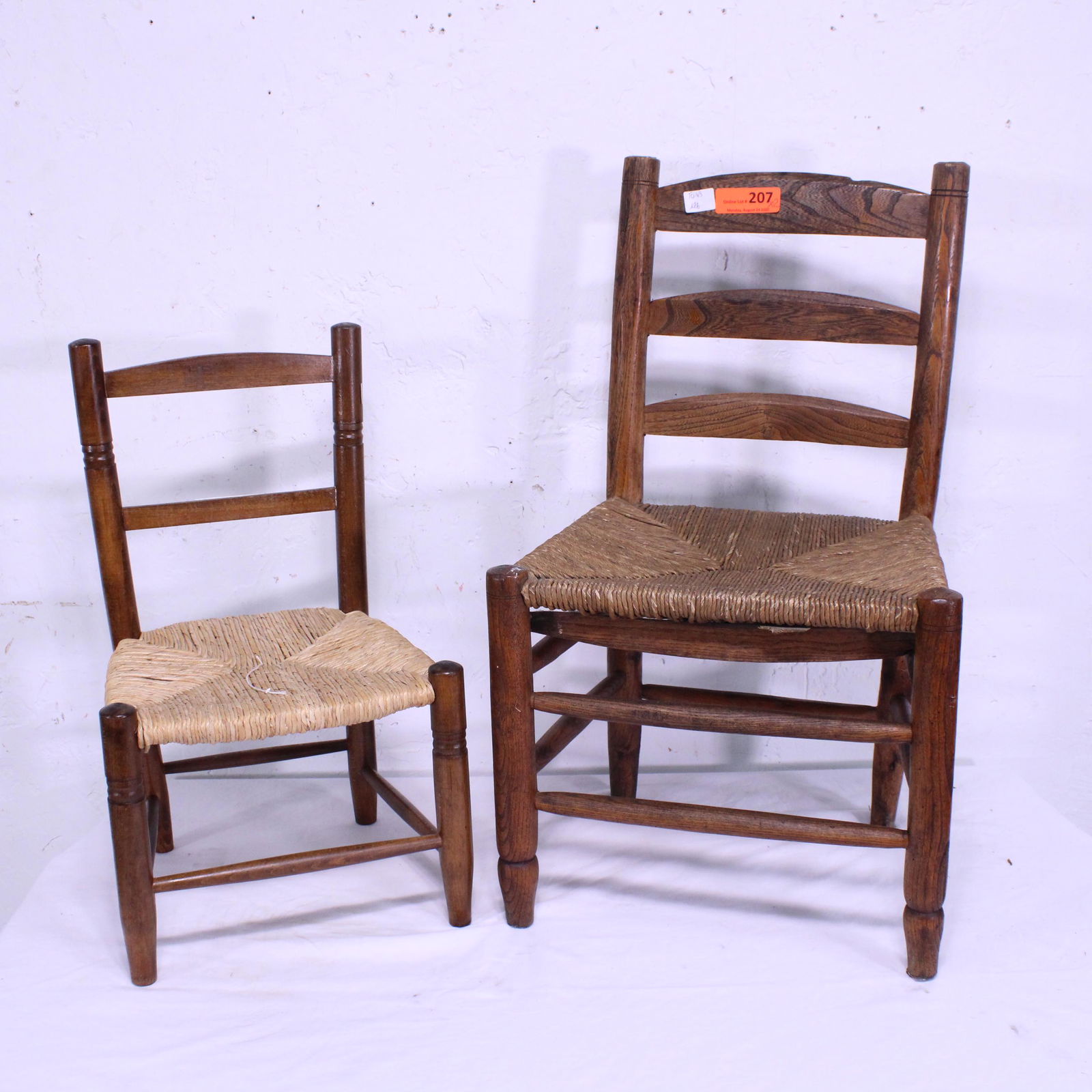 2 Rush Seat Children's Chairs (1 of 6)
