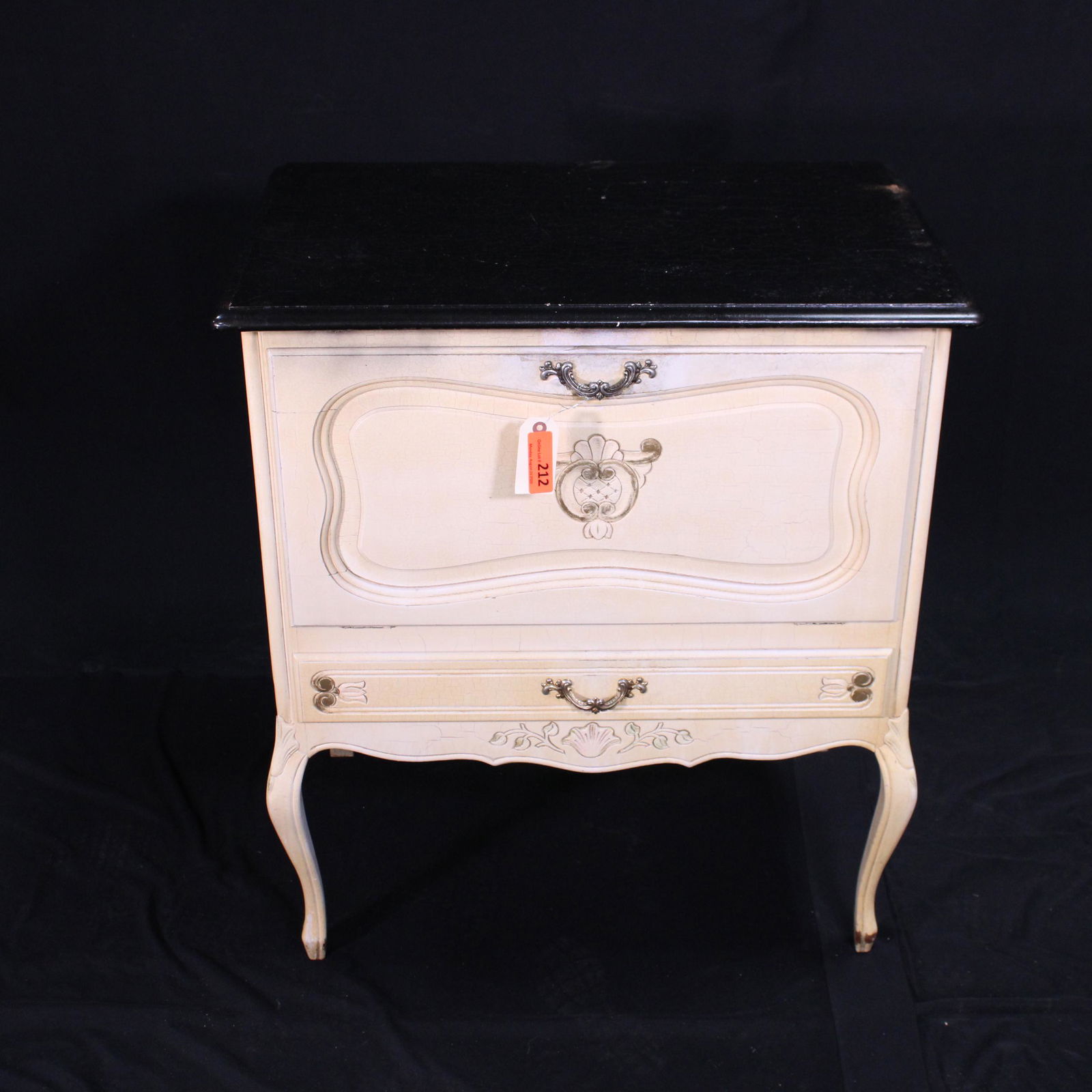 White Painted Country French Style Cabinet (1 of 3)
