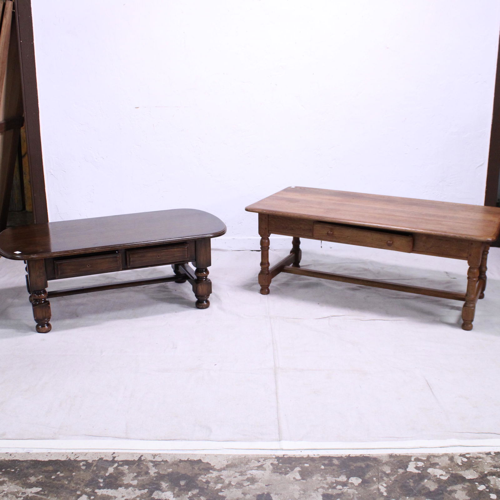 Two Oak Coffee Tables from Europe (1 of 5)