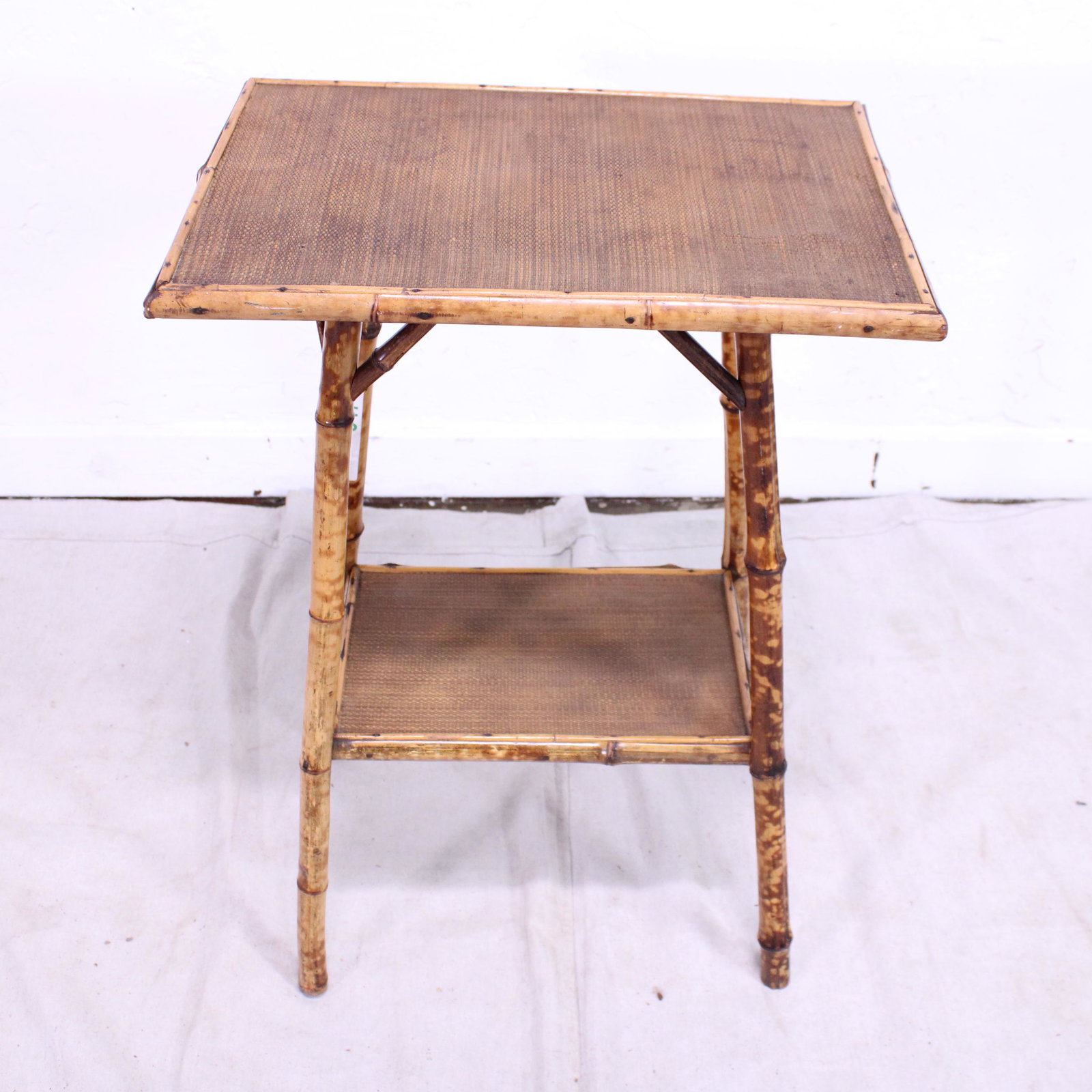 Antique British Bamboo  Table - Rectangular Top (1 of 4)