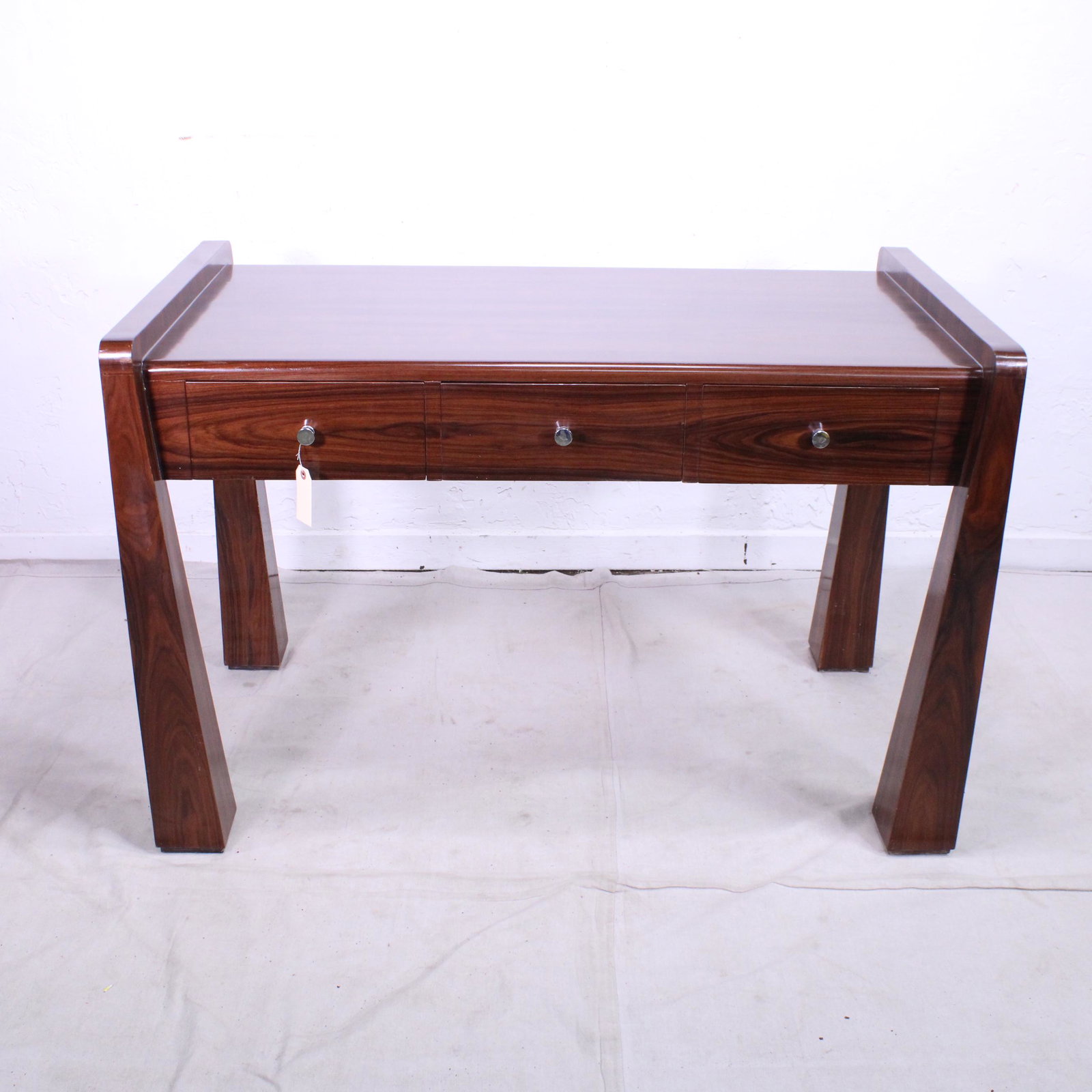 Art Deco Style Desk with Three Drawers (1 of 6)