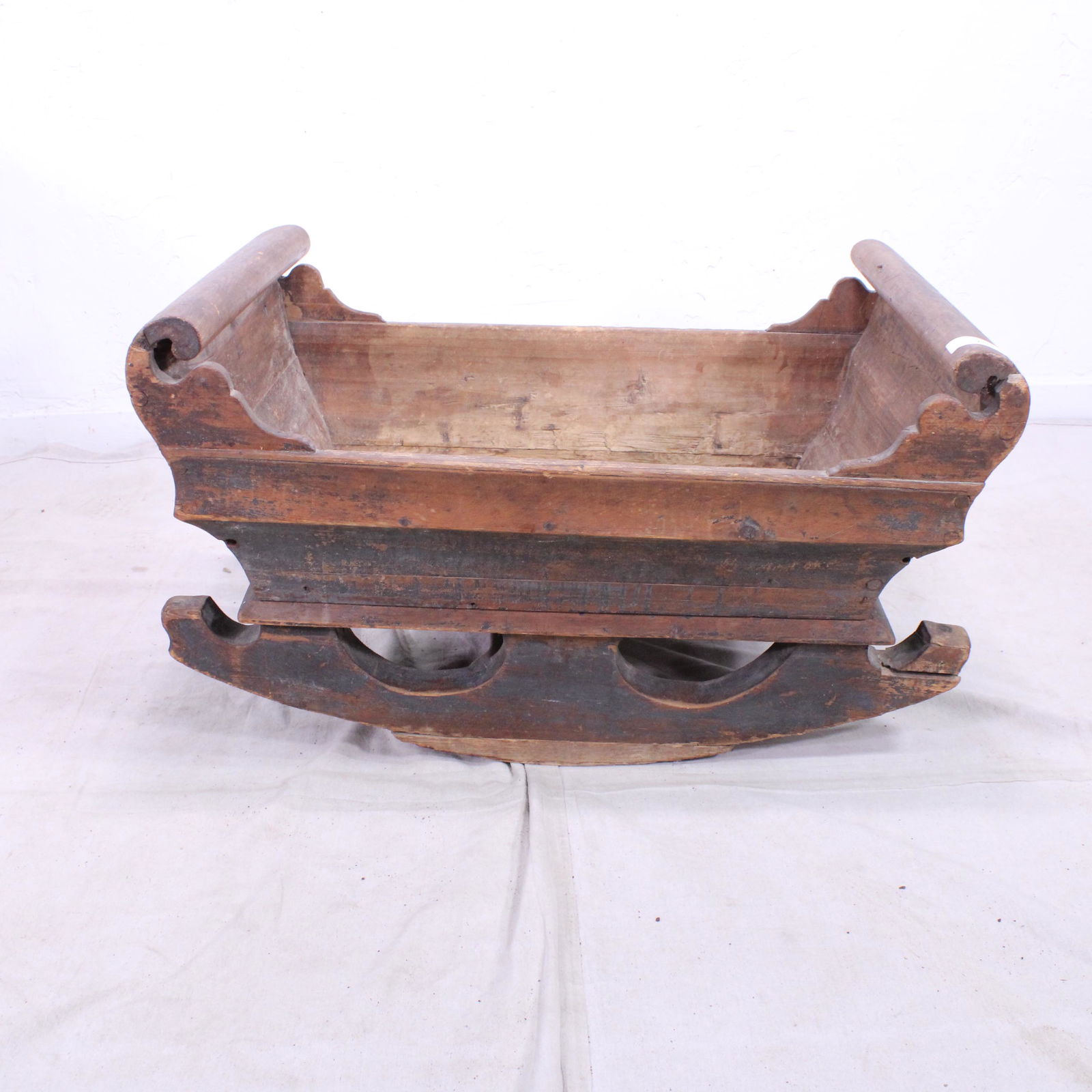 Wooden Swedish Baby Cradle / Bed (1 of 5)