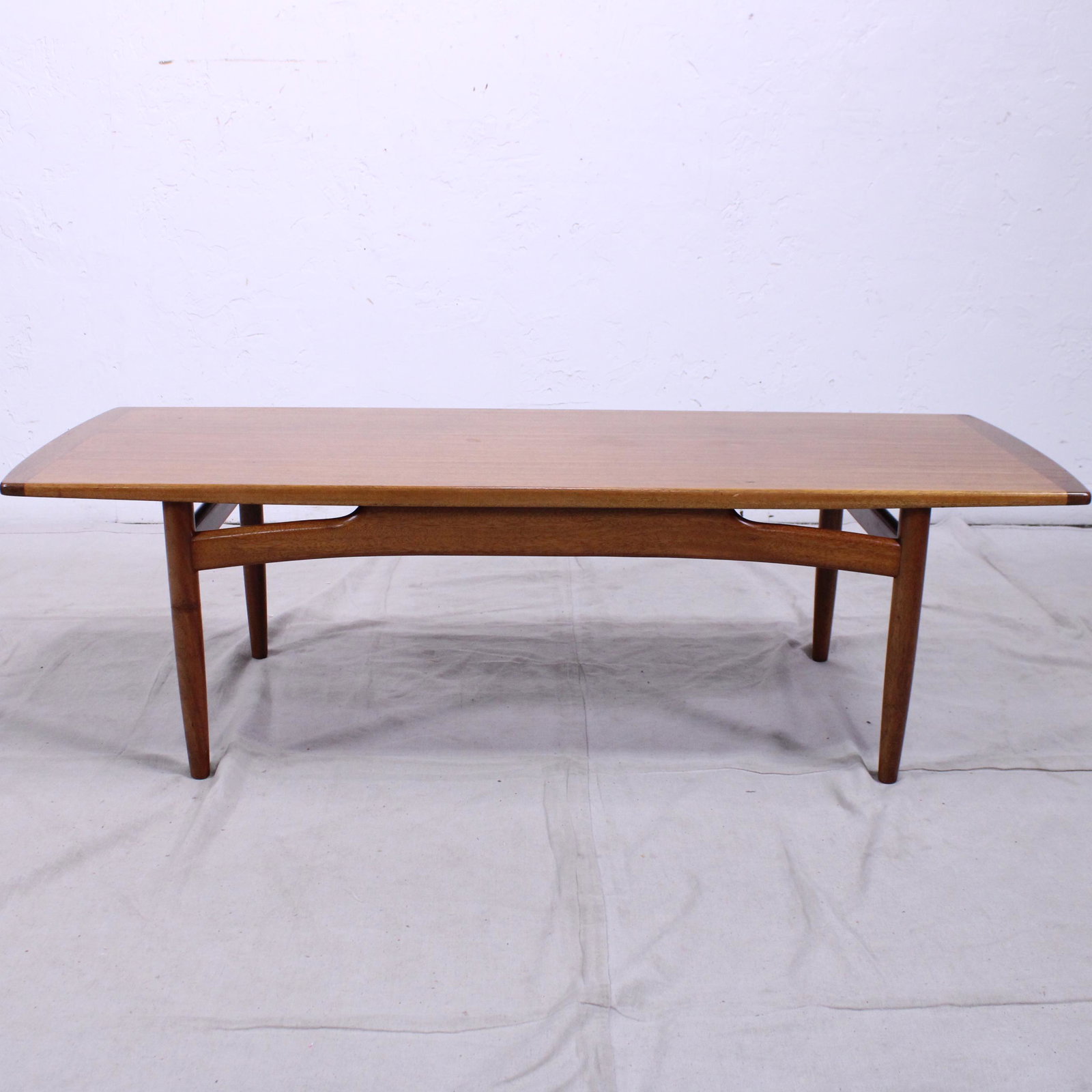 Mid Century "Scandinavian " Coffee Table by G-Plan: This Danish Modern Style Teak Coffee Table is made by British Mid Century Modern Furniture Maker G Plan ( Gplan ) & is part of their "Scandinavian" Range. 16 tall x 54 x 19