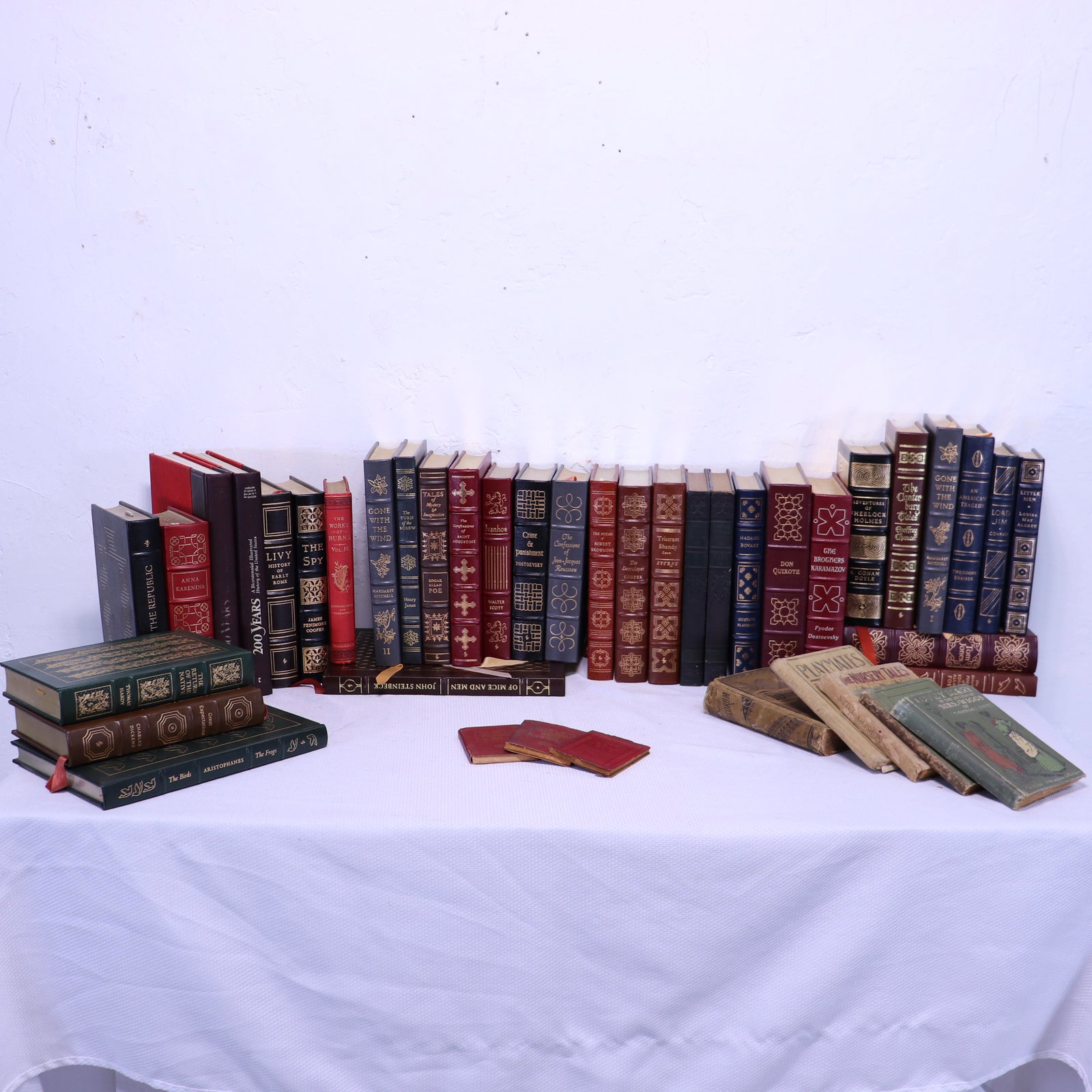 42 Multi Colored Books From a Local Estate: 42 Multi Colored Books From a Local Estate - largest is 11 x 8 x 1