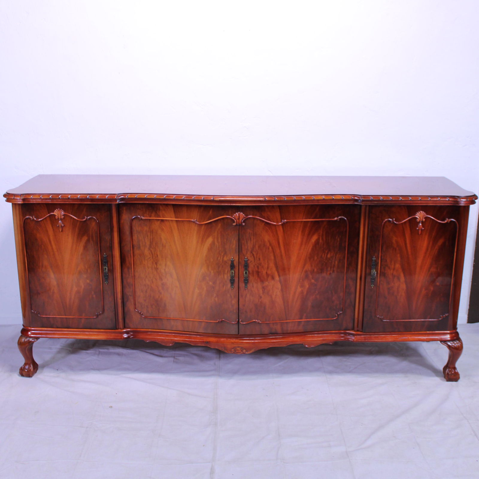 Mahogany Ball & Claw Sideboard (1 of 9)
