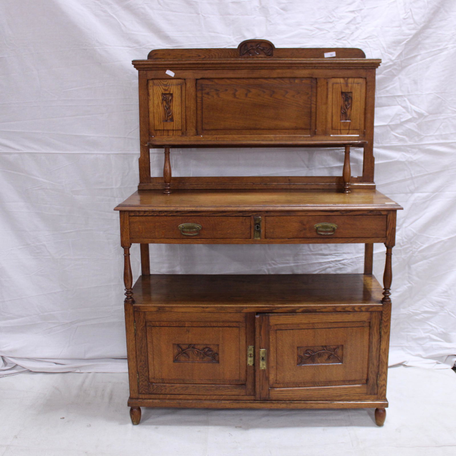 Carved High Back Server (1 of 6)