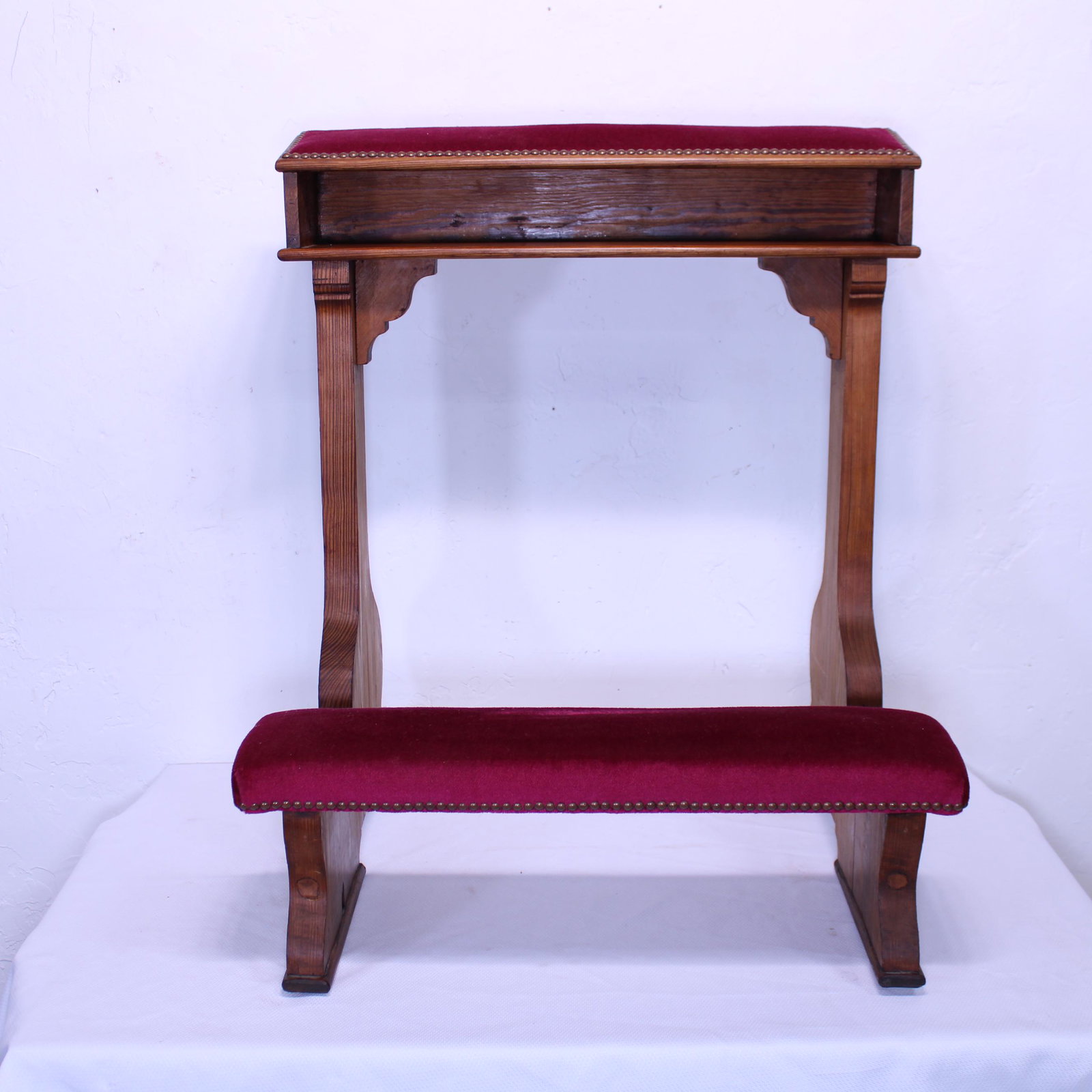 Large Religious Kneeler: Large Religious Kneeler - 33 in tall x 29 x 23