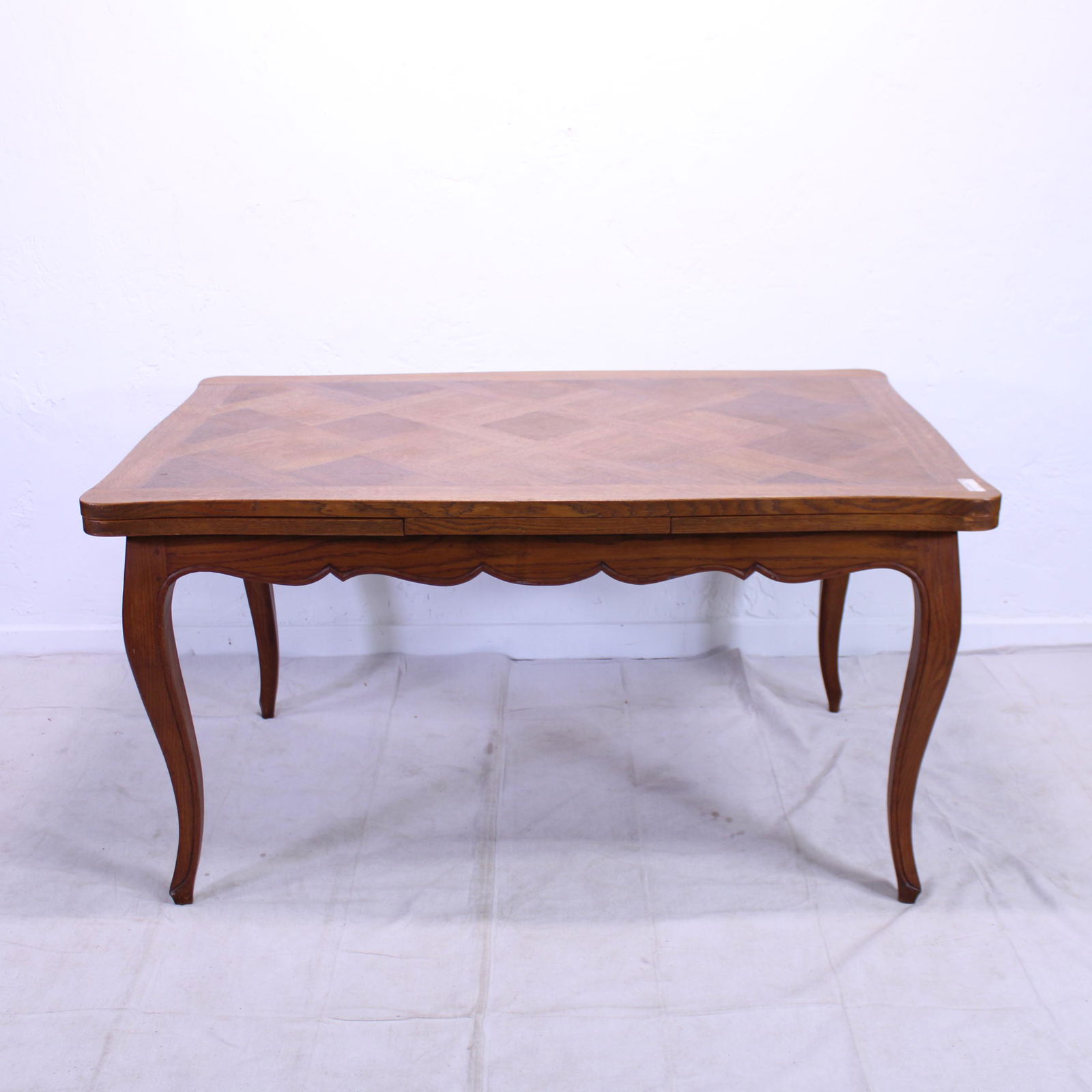 Country French Style Draw Leaf Dining Table (1 of 5)