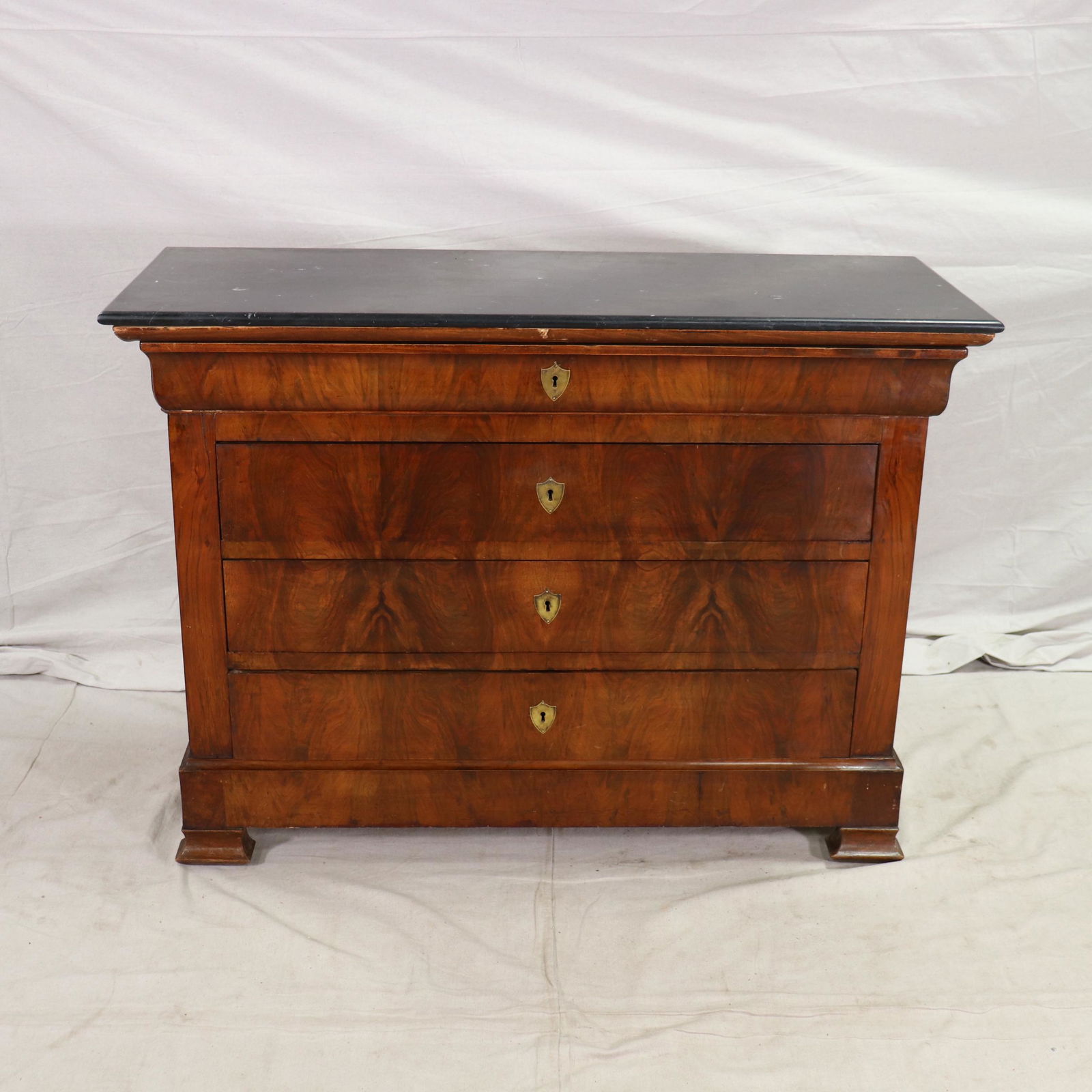 French Louis Philippe Style Marble Top Commode (1 of 11)