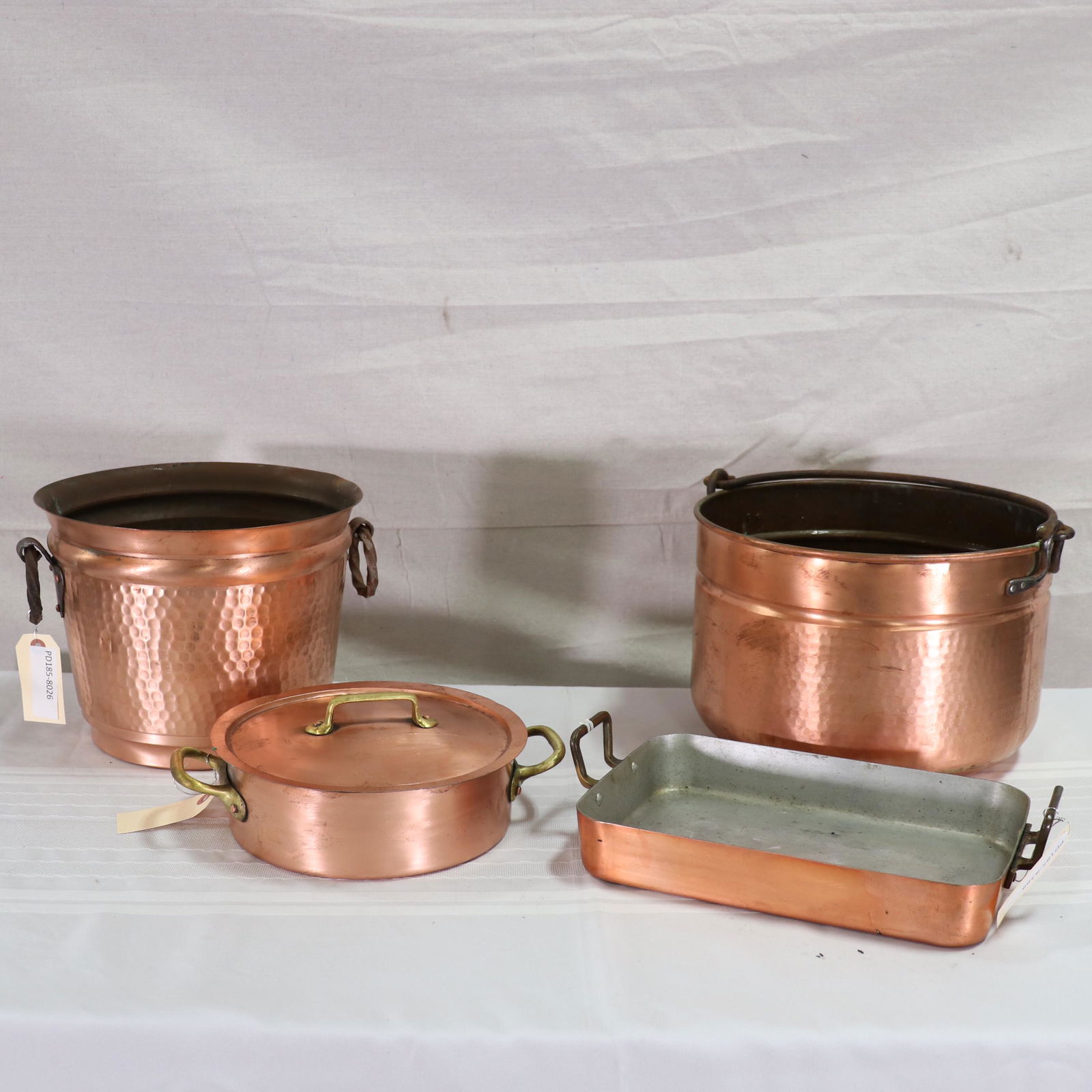 Four French Copper Pans (1 of 8)