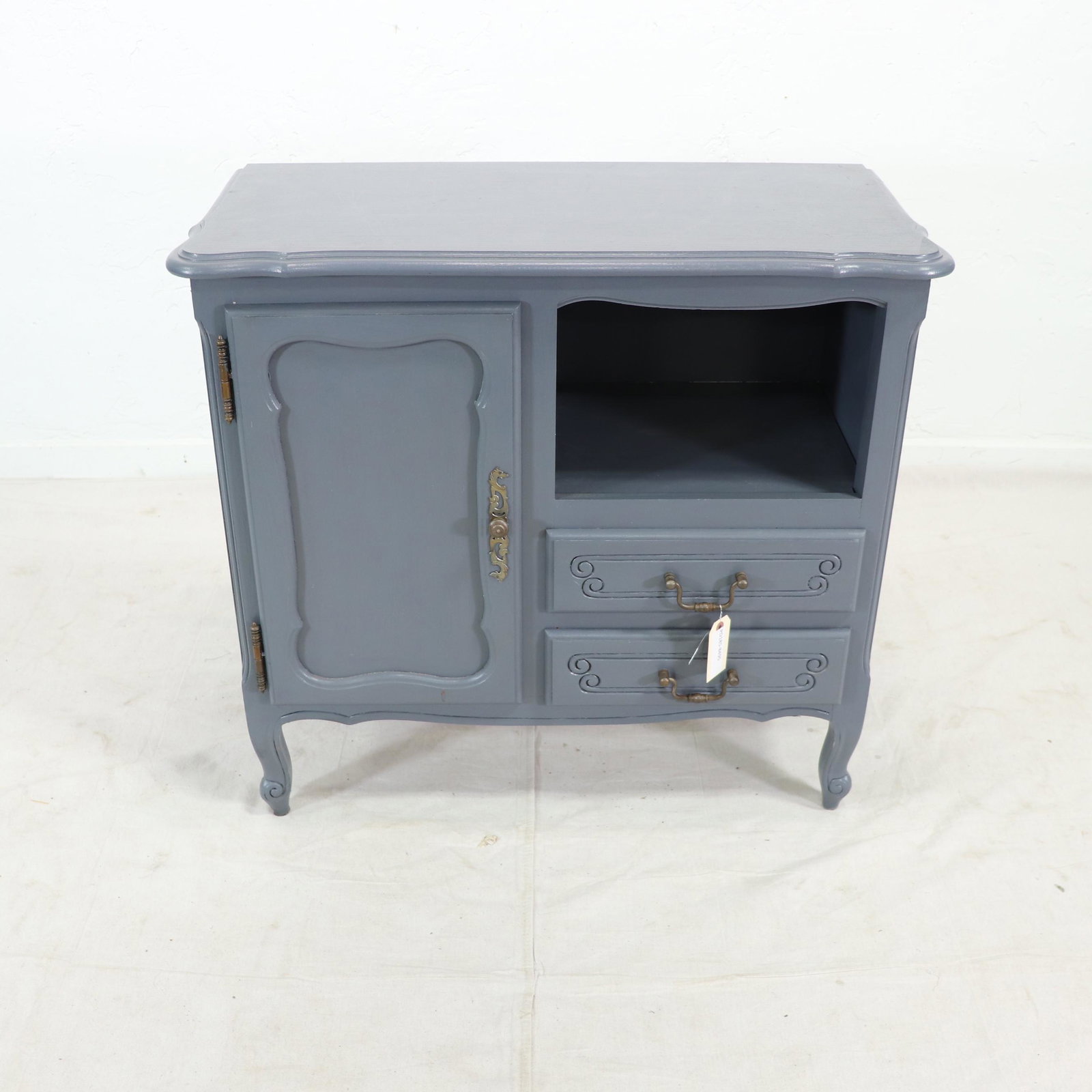 Painted French Louis XV Style Cabinet (1 of 5)