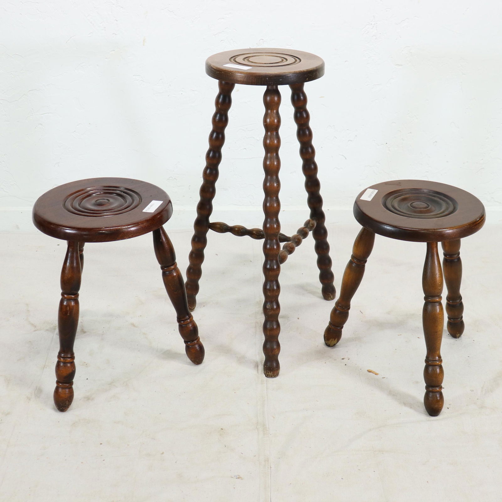 Three Round French Stools (1 of 4)