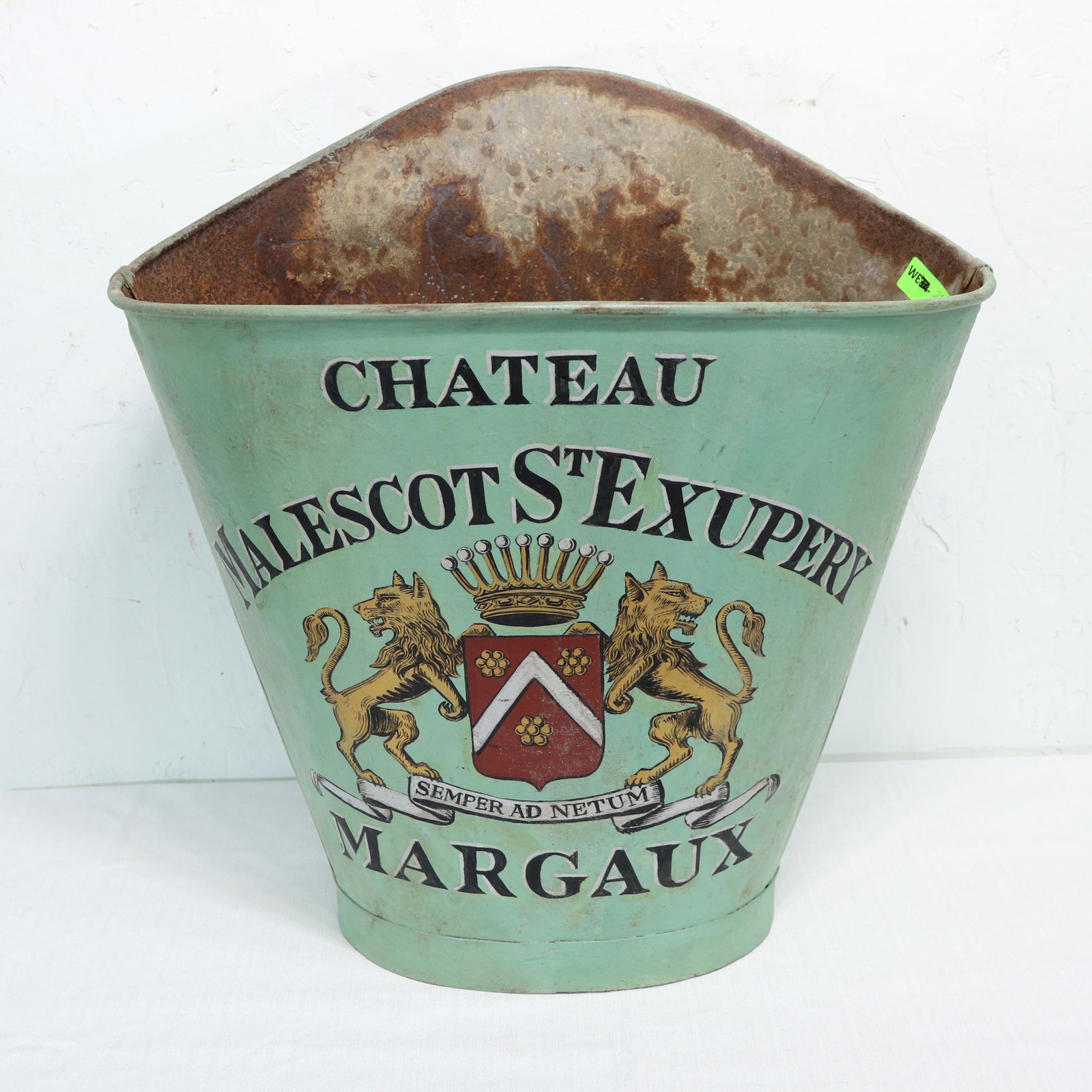 French Painted Zinc Grape Hod #1 (1 of 8)