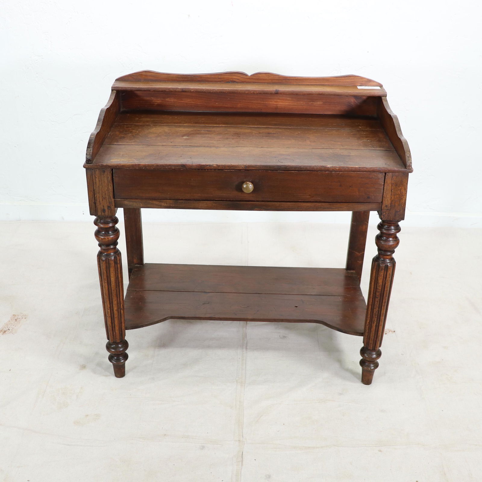 French Louis XVI Style Desk in Pine (1 of 7)