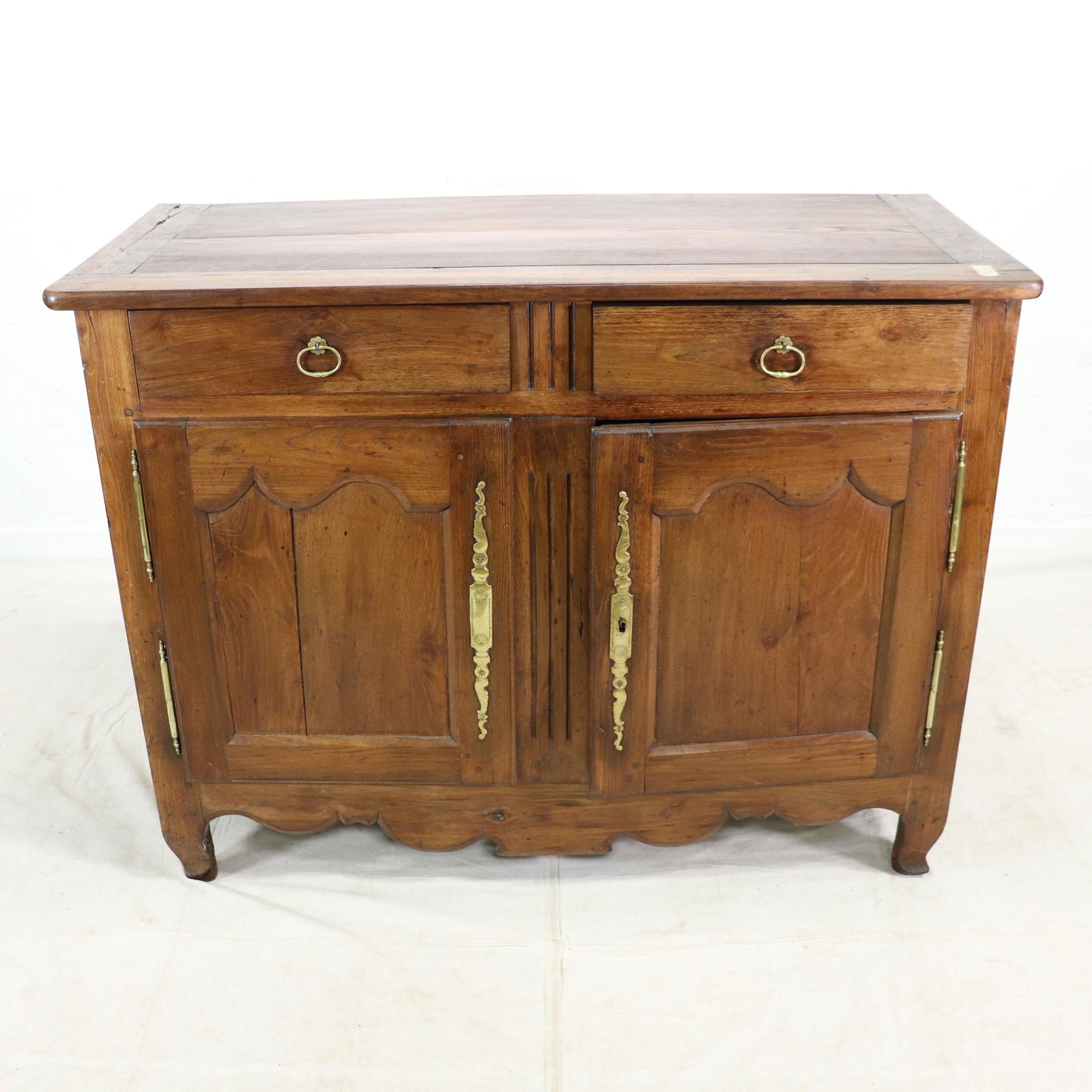 Louis XV Style Rustic Server in Chestnut (1 of 9)