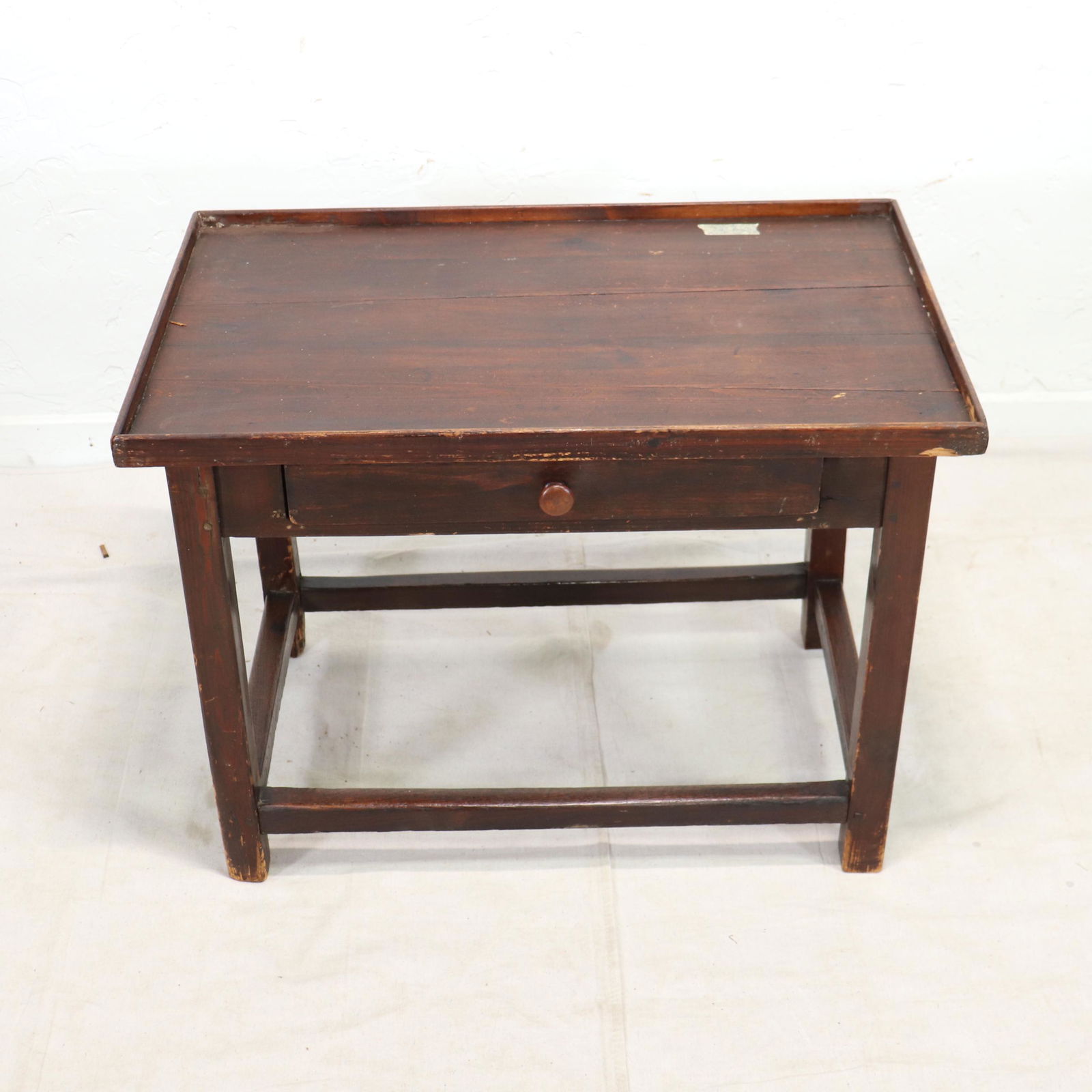 Rustic French Side Table With Drawer (1 of 8)