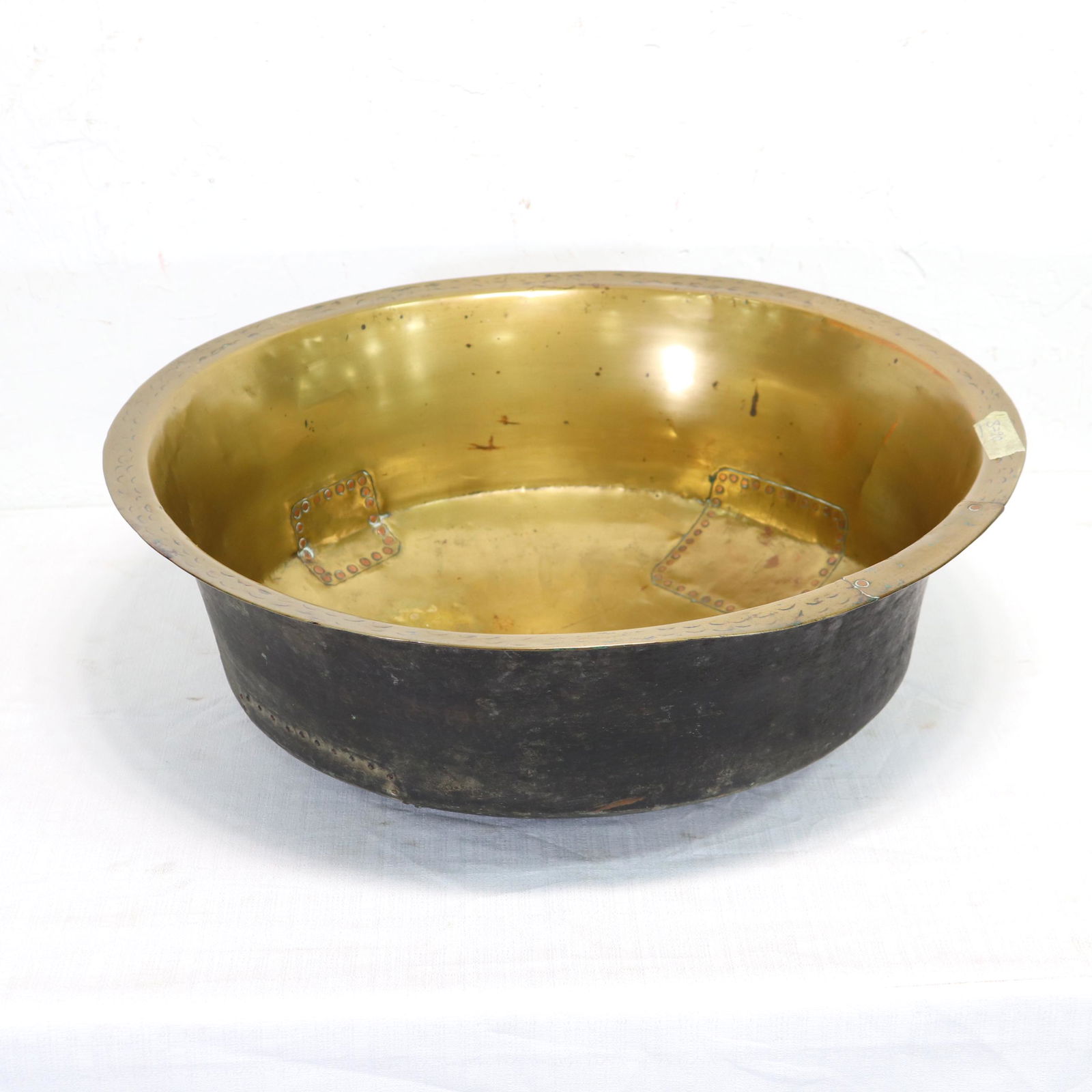 Large French Brass Basin #2 (1 of 5)