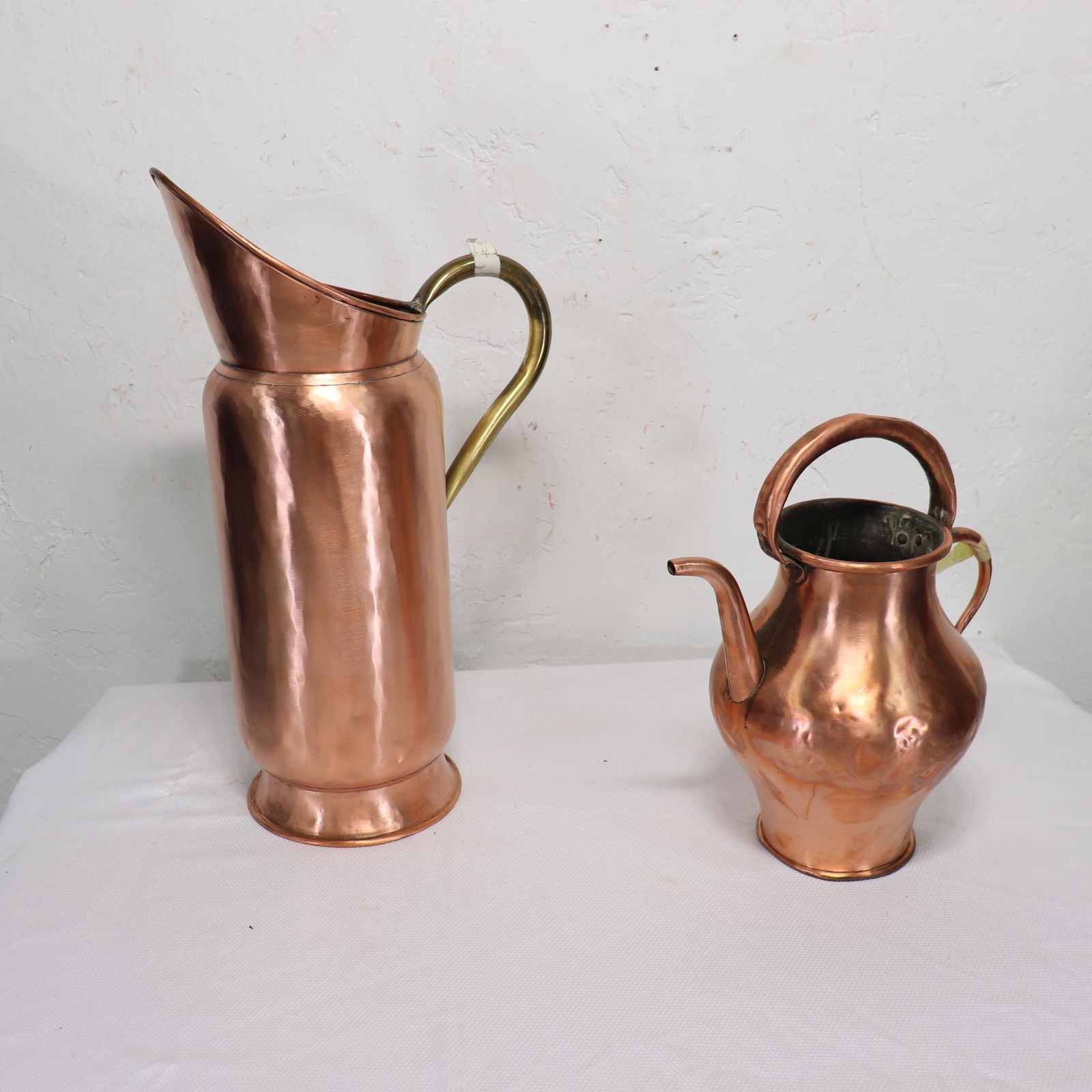 2pcs Copper - Umbrella Stand & Large Coffee Pot (1 of 7)