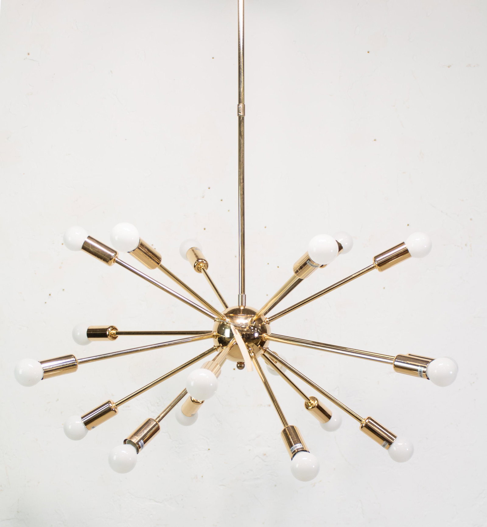 Modern Sputnik Chandelier in a Brass Finish (1 of 2)