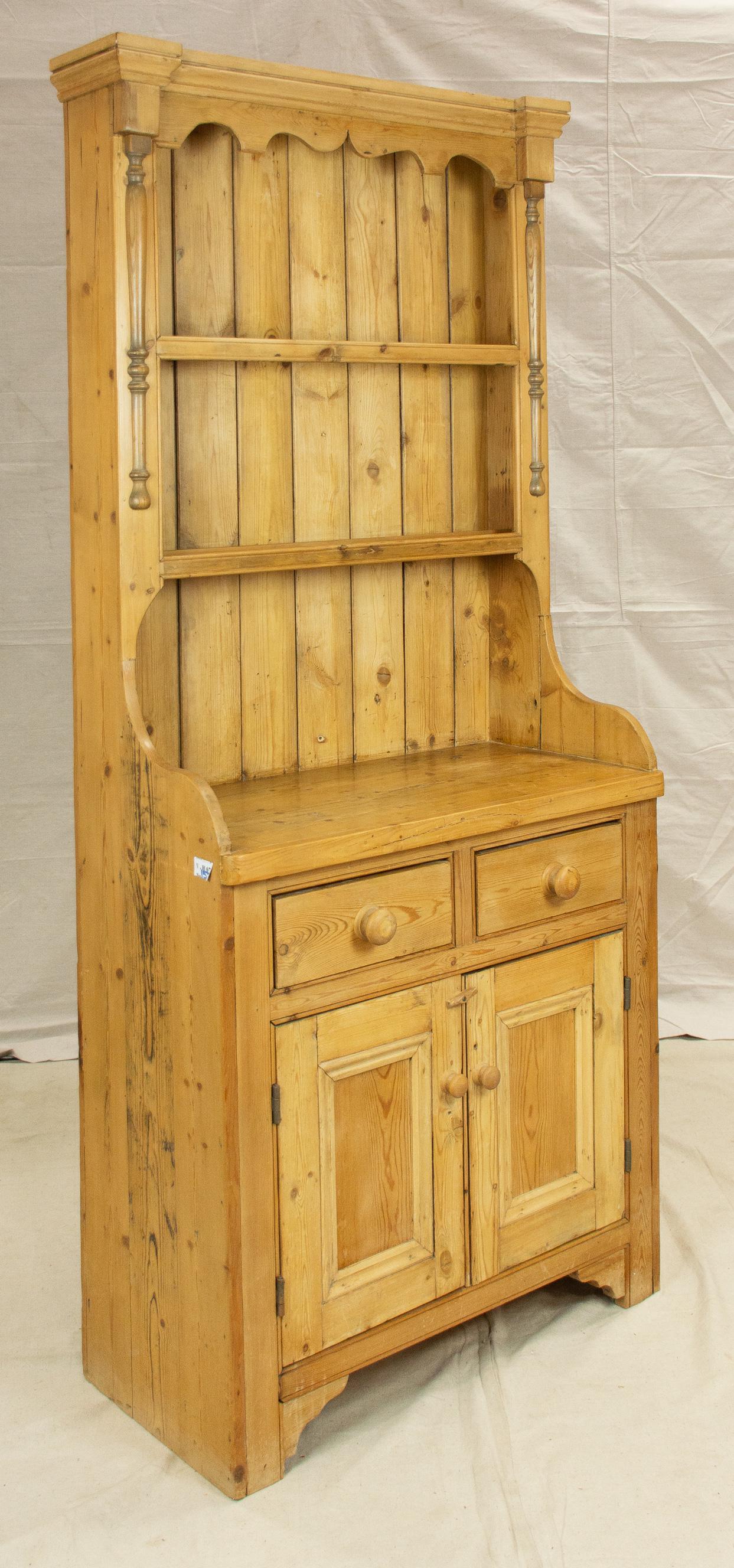 English Provincial Pine Welsh Dresser (1 of 3)