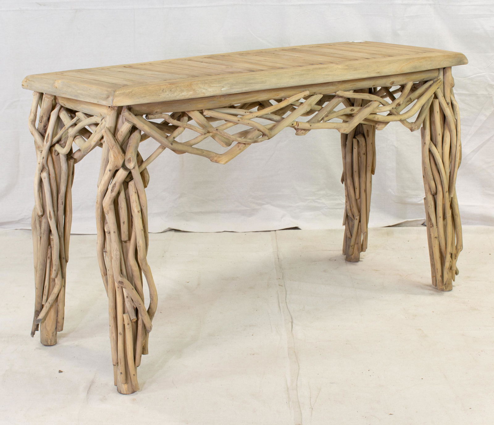 Coastal Teak Branch Console Table (1 of 1)