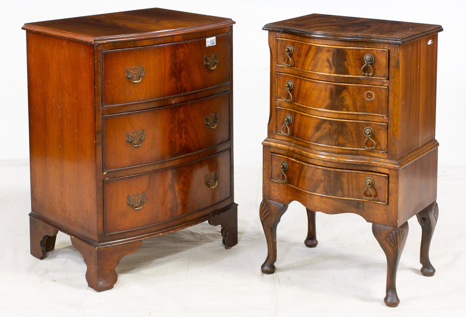 2 British Mahogany Bed Side Chests (1 of 2)