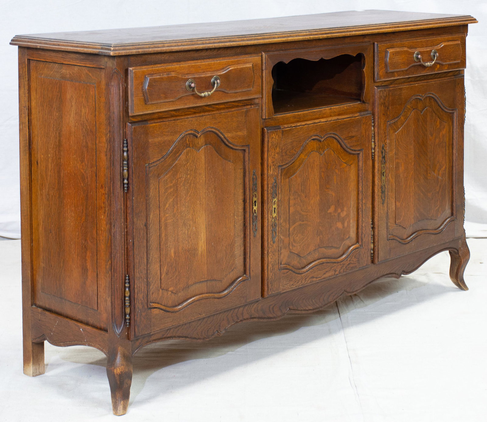 French Dark Oak Enfilade (1 of 2)