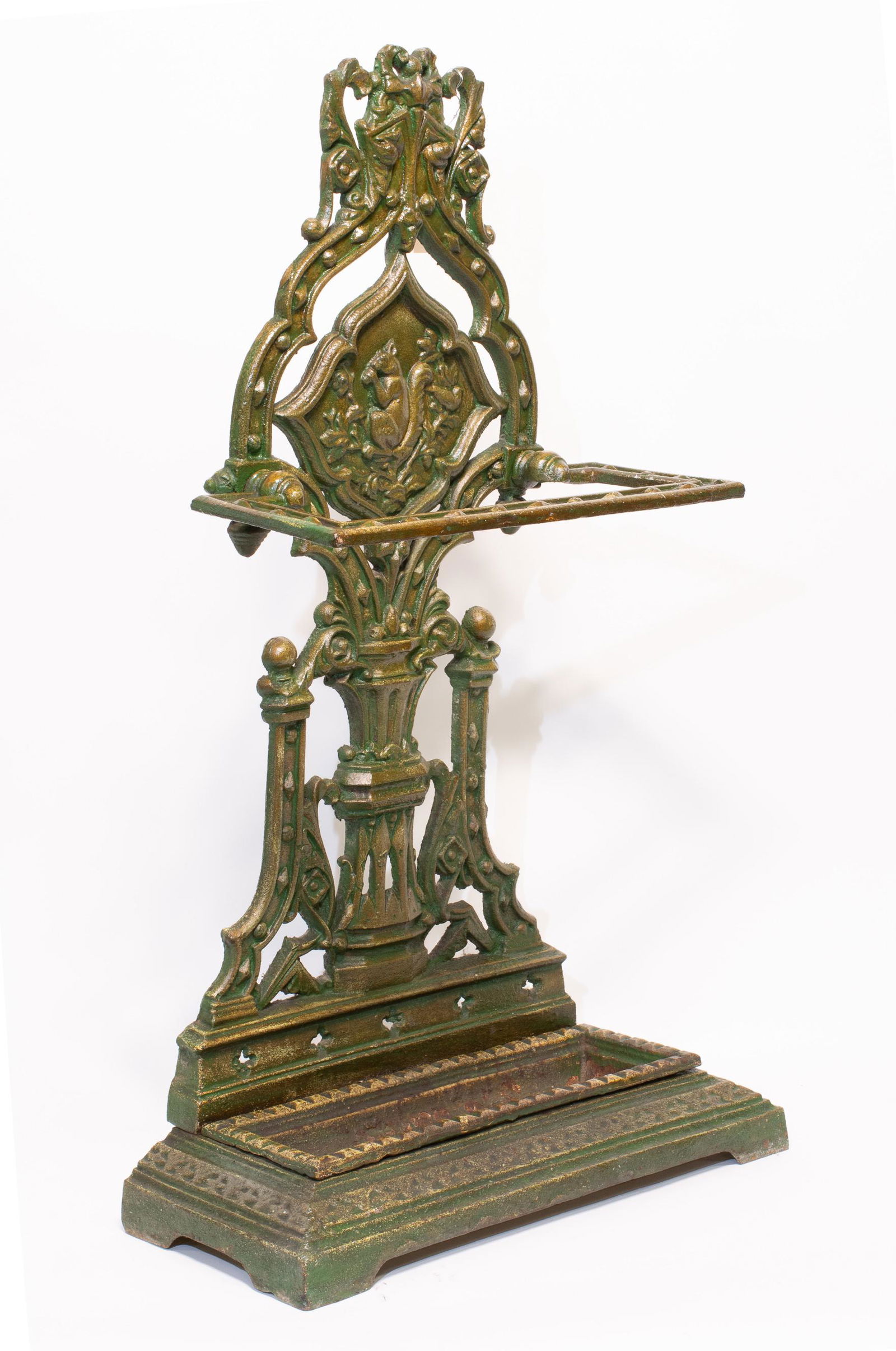 Ornate Cast Iron Umbrella Stand (1 of 3)